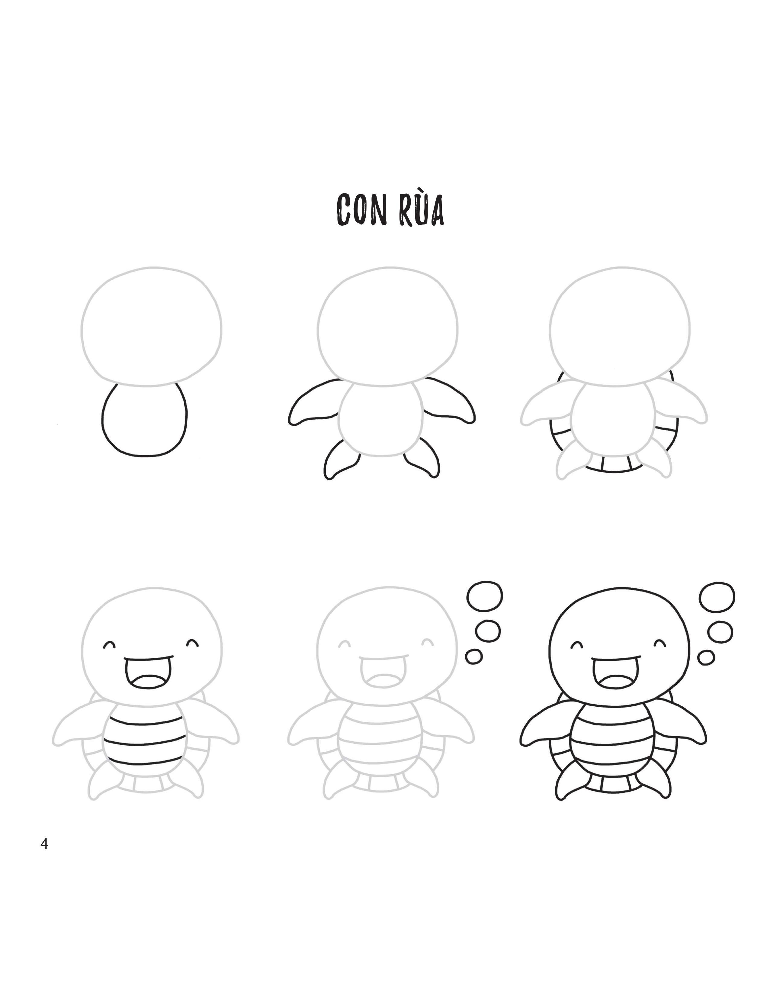 Draw Kawaii In 5 Simple Steps - Vẽ Theo Phong Cách Kawaii Với 5 Bước Đơn Giản