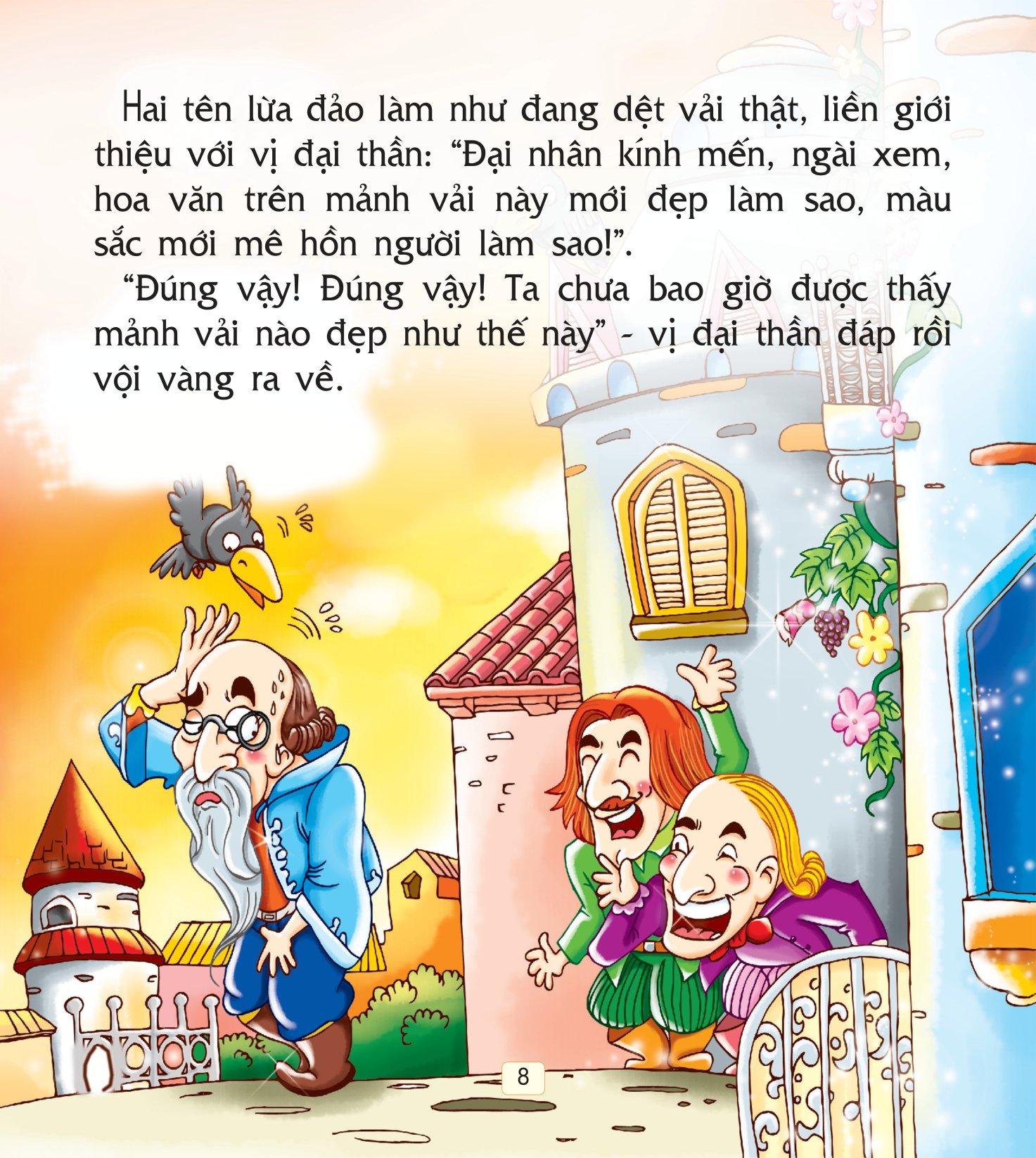 Truyện Cổ Tích Thế Giới Hay Nhất - Bộ Quần Áo Mới Của Hoàng Đế (Tái Bản)