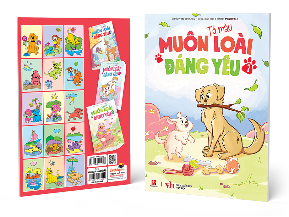 Tô Màu - Muôn Loài Đáng Yêu - Bộ 4 Tập