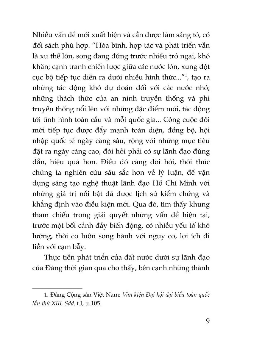 Nghệ thuật lãnh đạo Hồ Chí Minh ( bản in 2024)