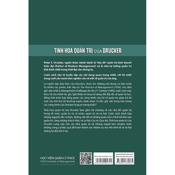 Tinh Hoa Quản Trị Của Drucker (Bìa Cứng)
