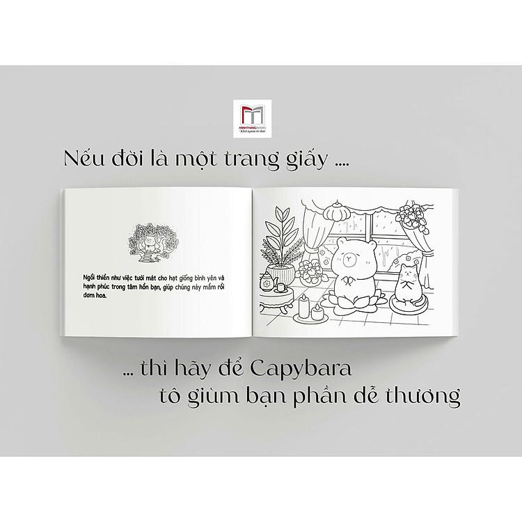Sách Tô Màu - Capybara