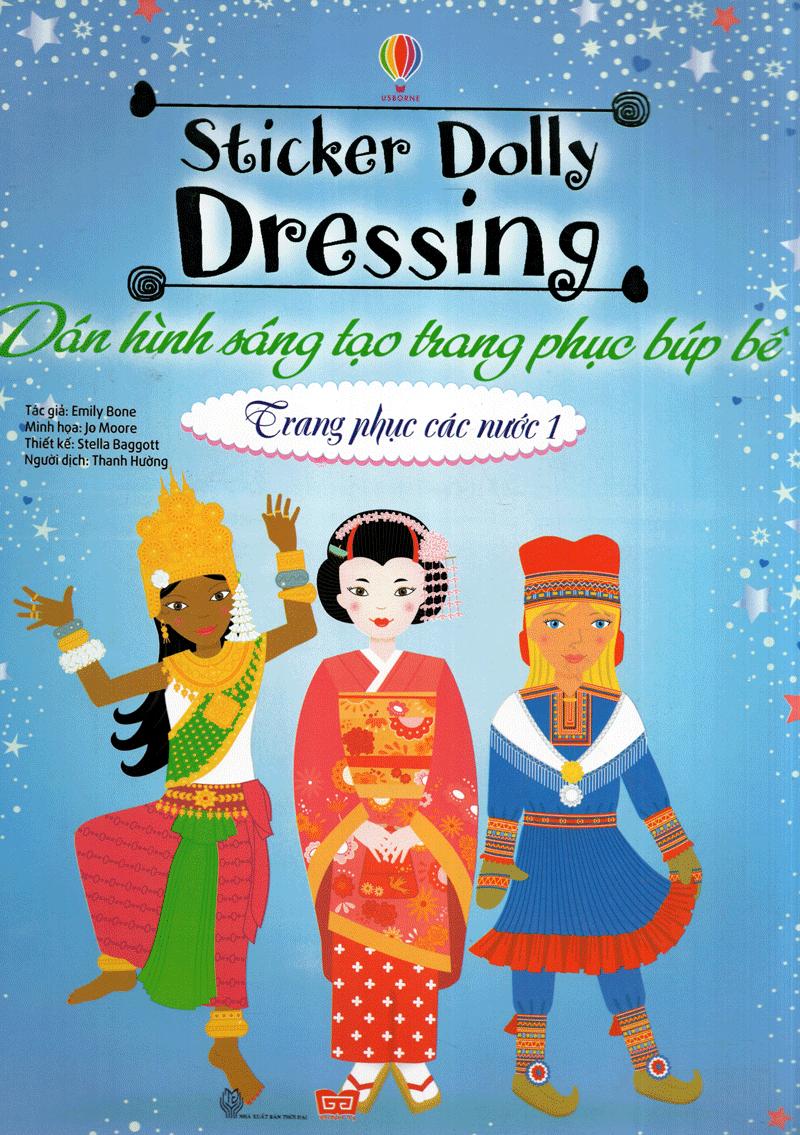 Dán Hình Sáng Tạo Trang Phục Búp Bê - Trang Phục Các Nước 1