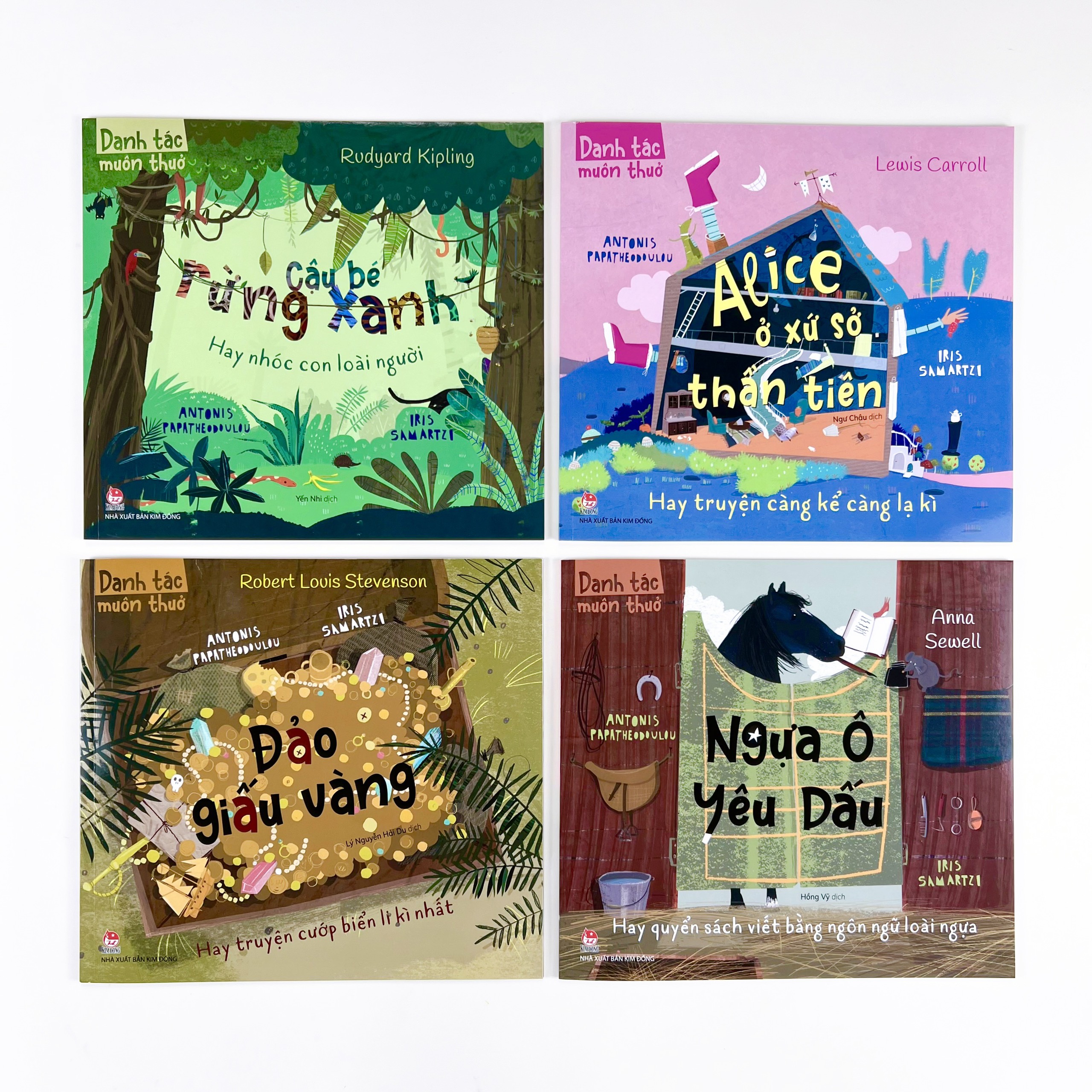 Sách - Combo Danh Tác Muôn Thuở (10 Cuốn Bìa mềm - NXB Kim Đồng) - Cho bé 6-11 tuổi