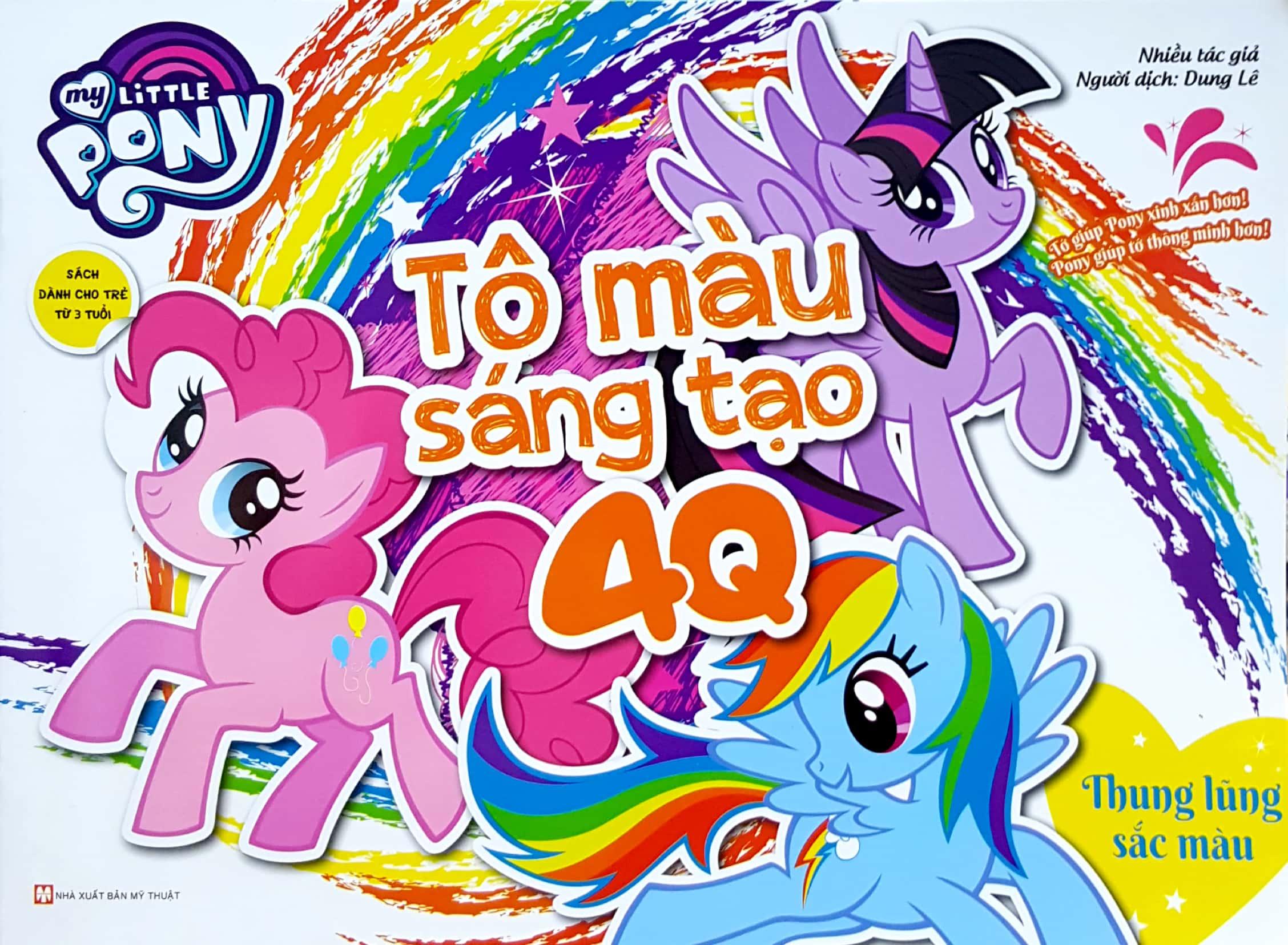 Bộ Sách My Little Pony - Tô Màu Sáng Tạo 4Q (Bộ 4 Cuốn)