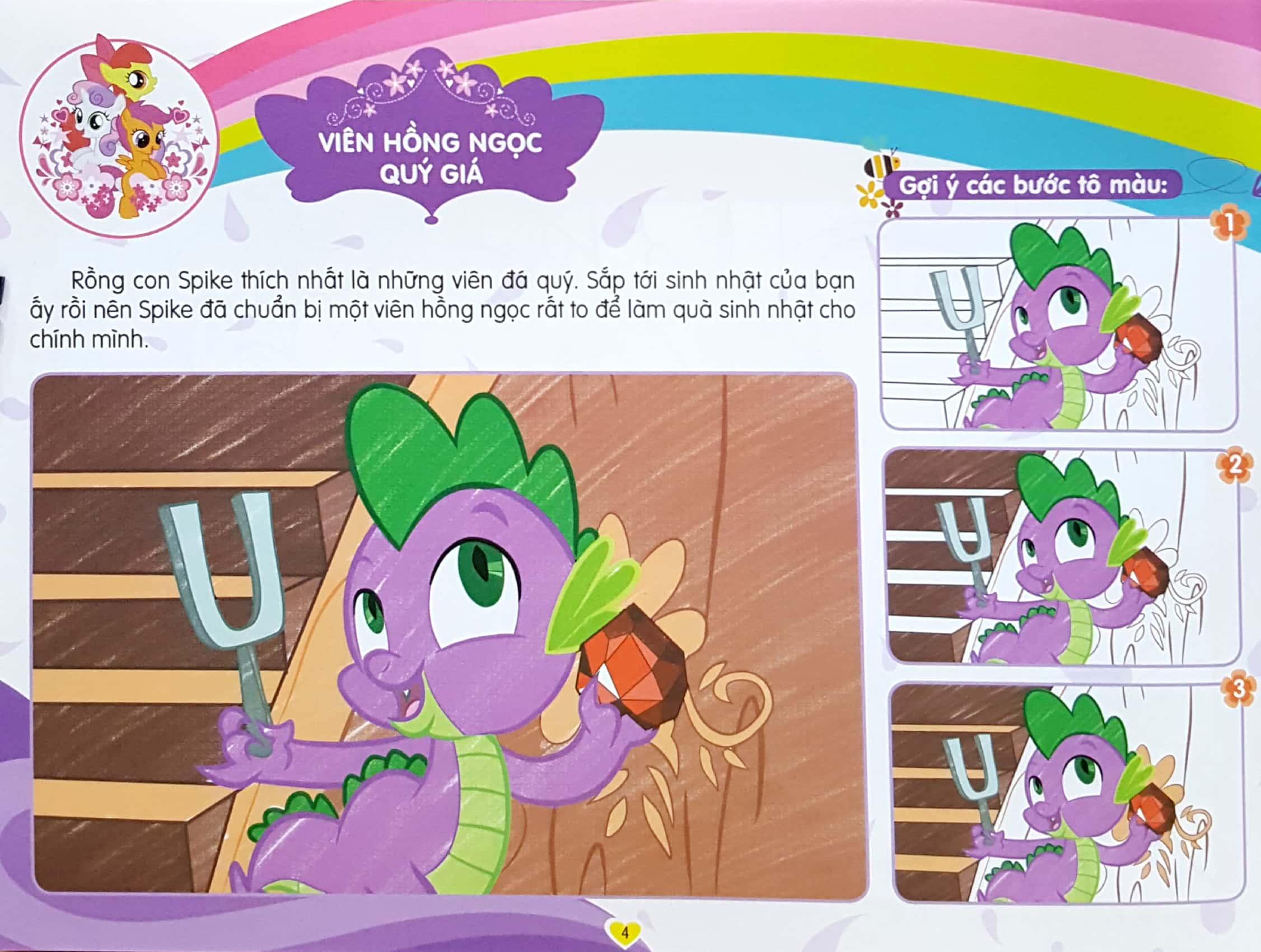 Bộ Sách My Little Pony - Tô Màu Sáng Tạo 4Q (Bộ 4 Cuốn)