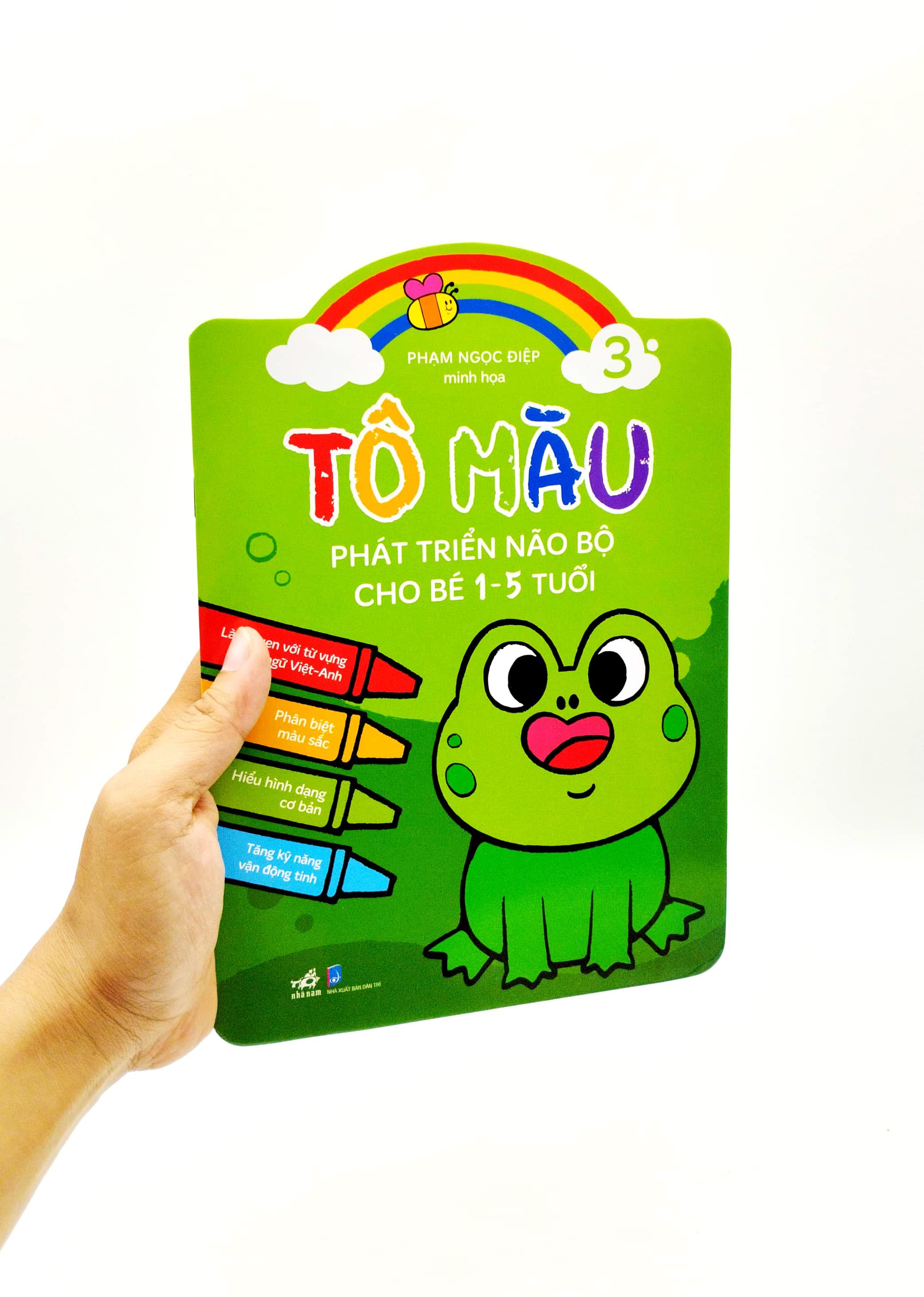 Tô Màu Phát Triển Trí Não Bộ Cho Bé 1-3 Tuổi - Tập 3