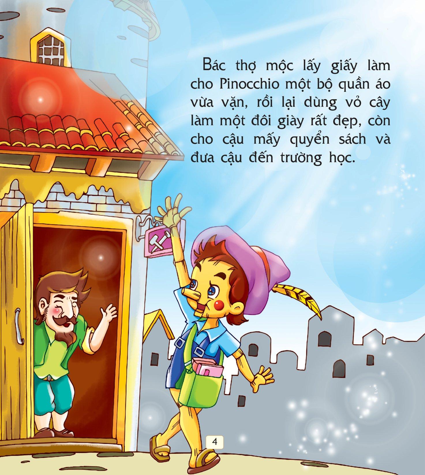 Truyện Cổ Tích Thế Giới Hay Nhất - Pinochio Cậu Bé Người Gỗ (Tái Bản)