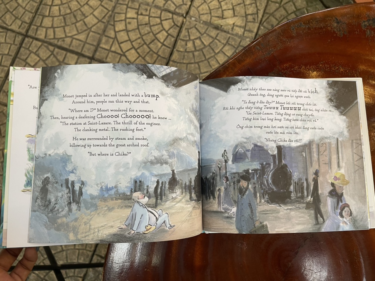 (Bìa cứng song ngữ Việt - Anh) Monet’s Cat – Nàng mèo của Monet - Lily Murray – Becky Cameron - Thái Hà dịch - NXB Thanh Niên – San Hô Books