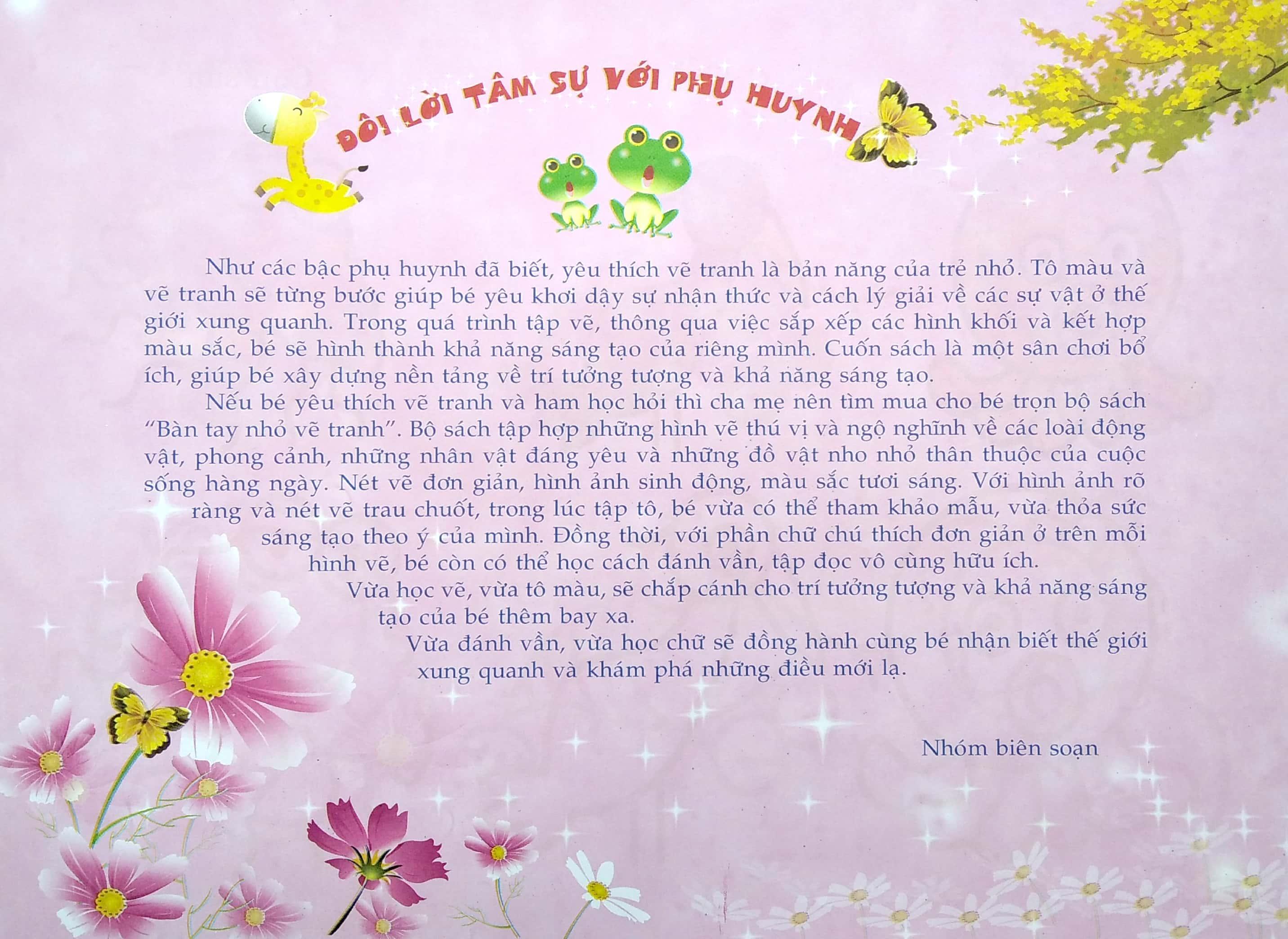 Bàn Tay Nhỏ Vẽ Tranh - Động Vật Đáng Yêu