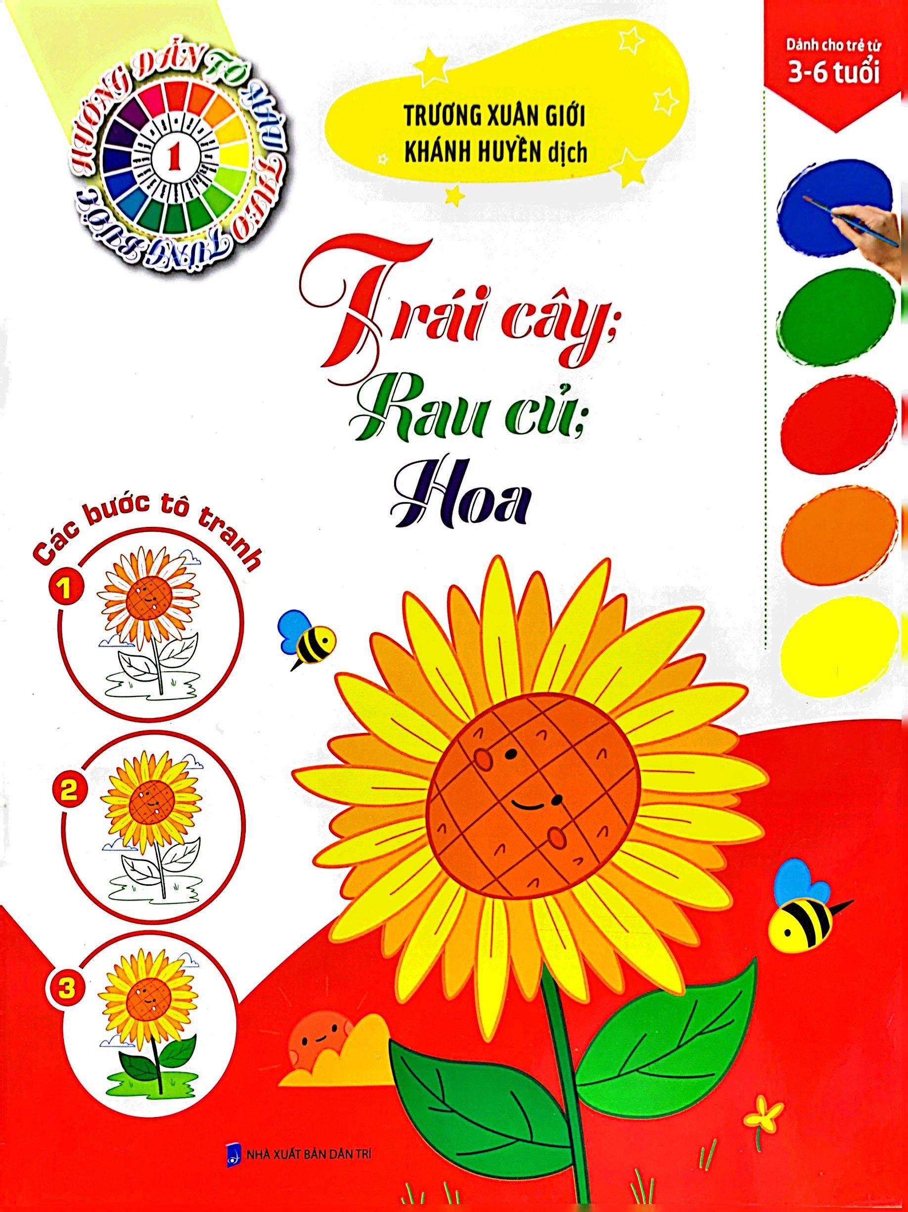 Tô Màu Theo Từng Bước - Trái Cây, Rau Củ, Hoa 1