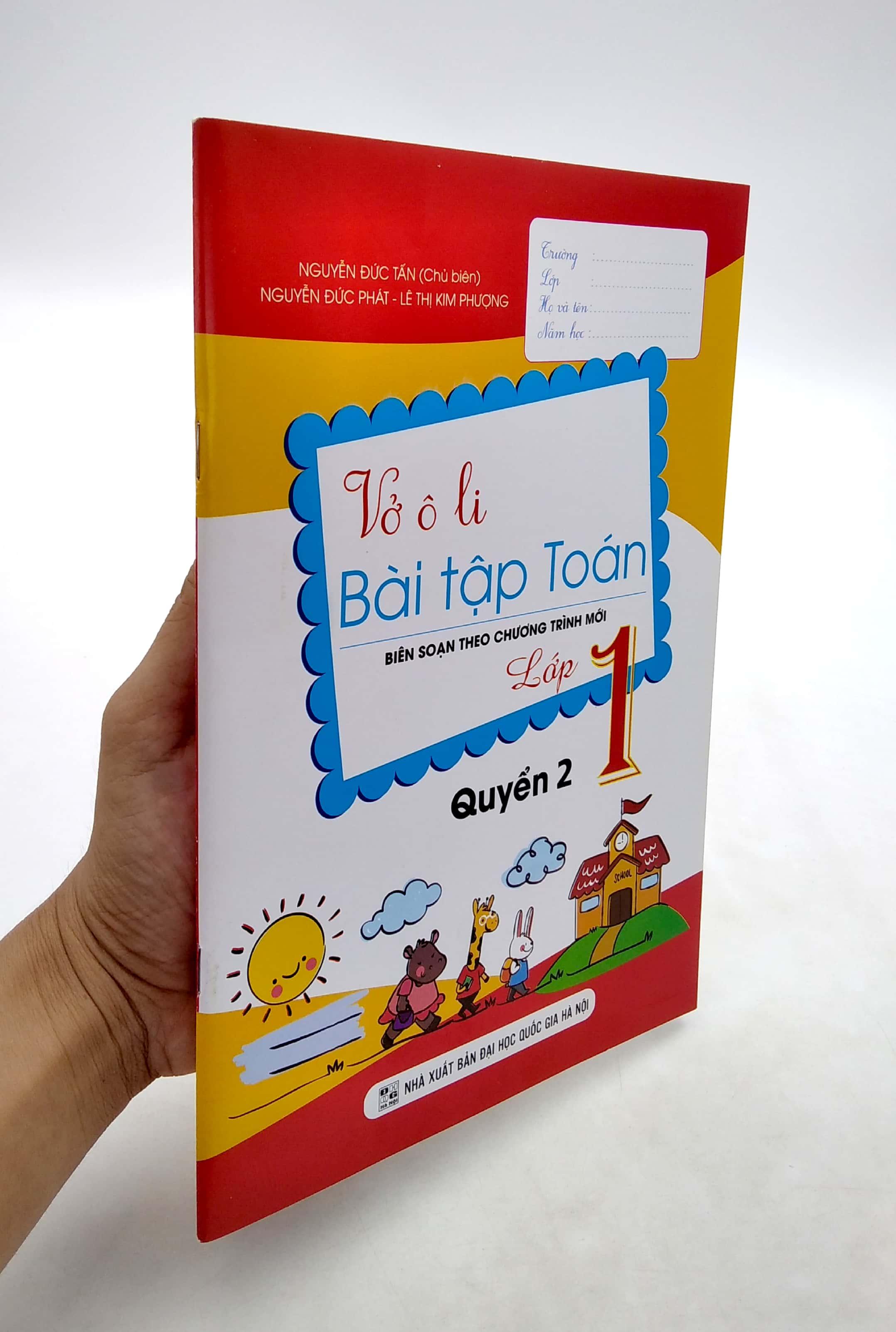 Vở Ô Li Bài Tập Toán Lớp 1 Quyển 2 (Biên Soạn Theo Chương Trình Mới)