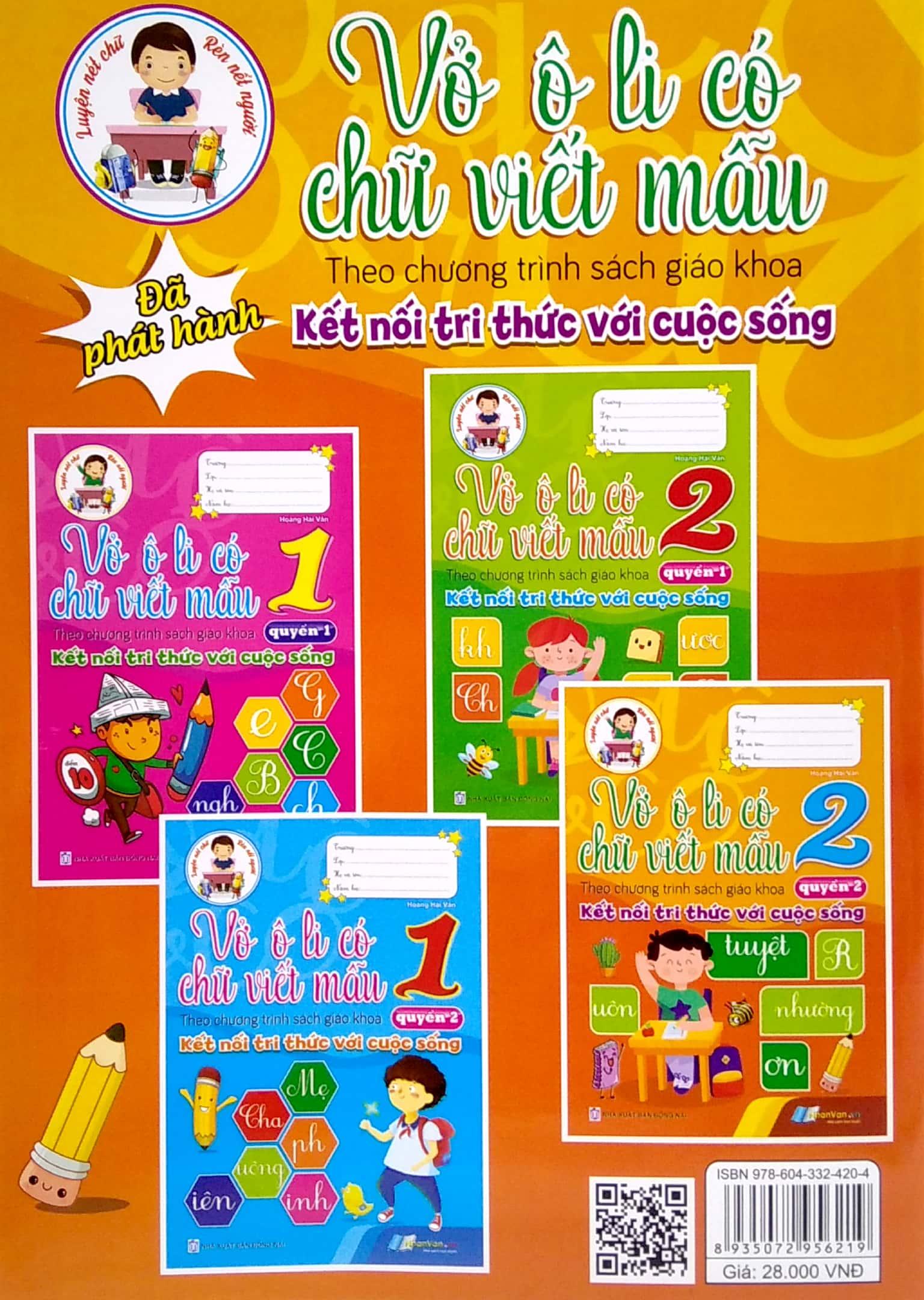 Vở Ô Li Có Chữ Viết Mẫu 2 - Quyển 2 (Theo Kết Nối Tri Thức Với Cuộc Sống)
