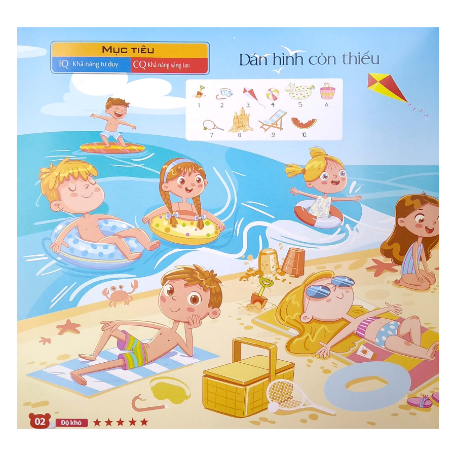 Bộ Sưu Tập 200 Sticker - Bé Làm Quen Với Môn Toán