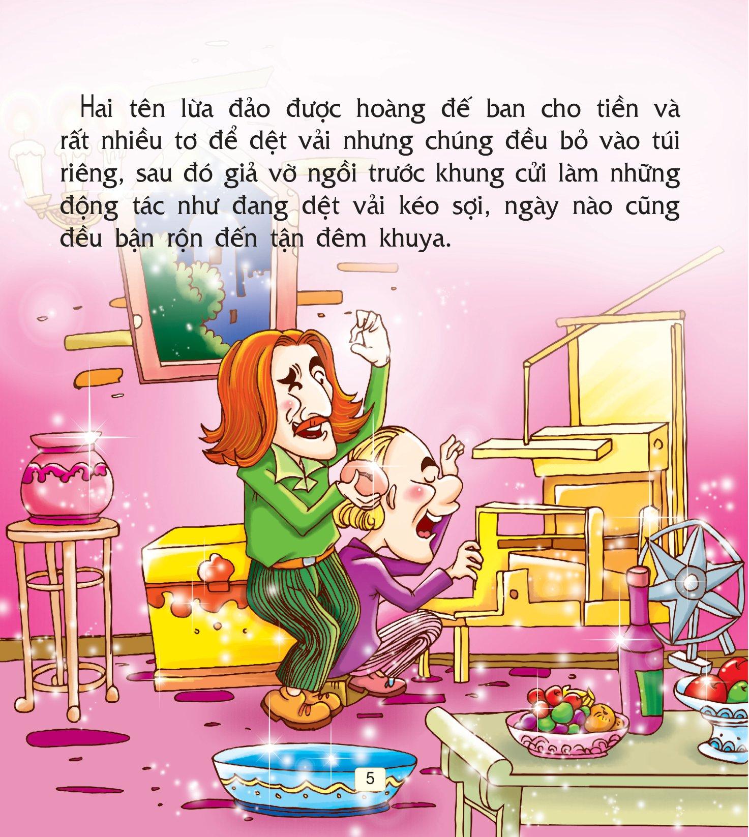 Truyện Cổ Tích Thế Giới Hay Nhất - Bộ Quần Áo Mới Của Hoàng Đế (Tái Bản)