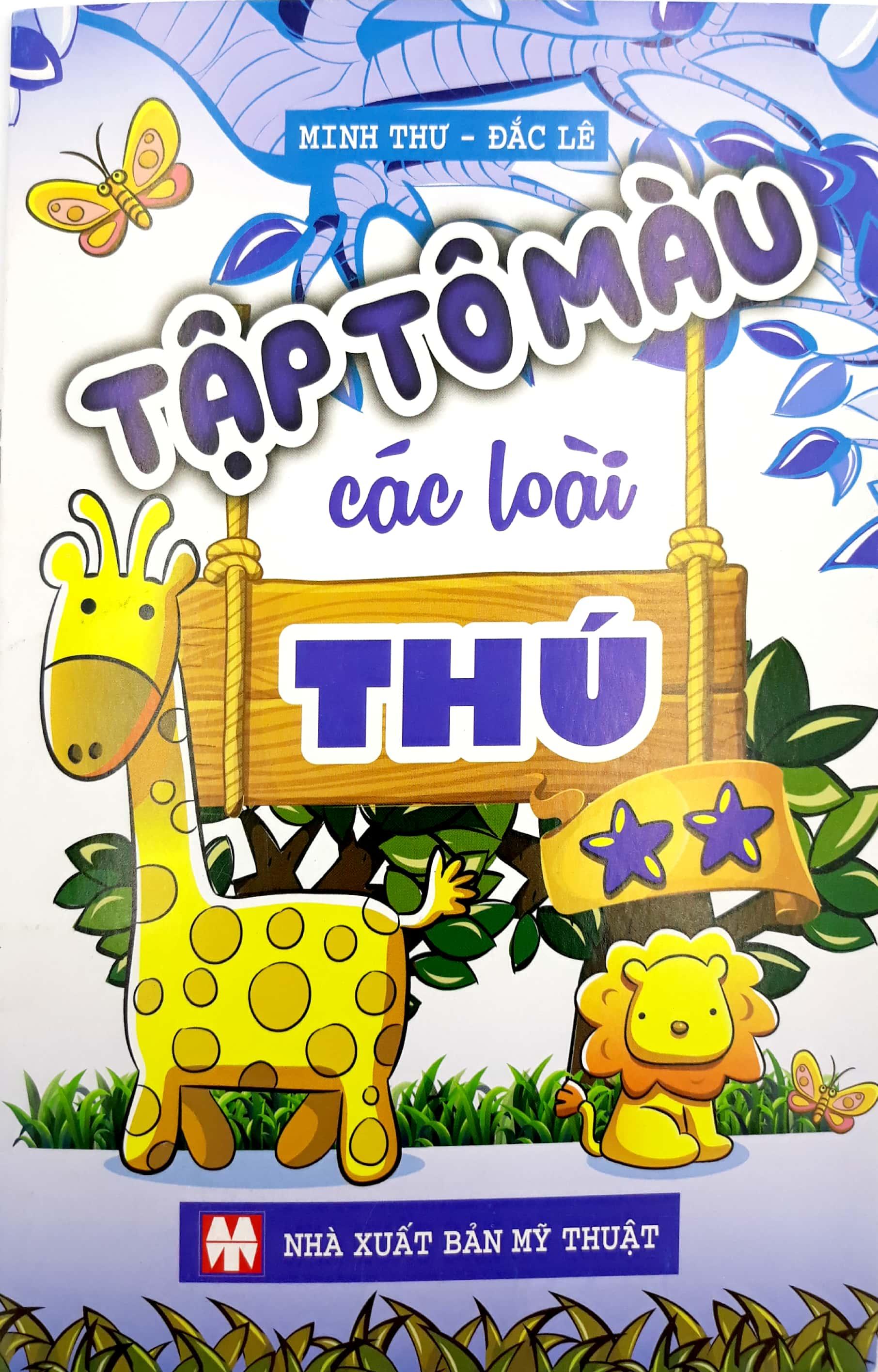 Tập Tô Màu Các Loài Thú 2