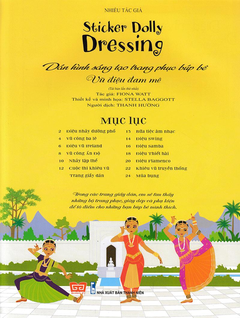 Dán Hình Sáng Tạo Trang Phục Búp Bê - Vũ Điệu Đam Mê
