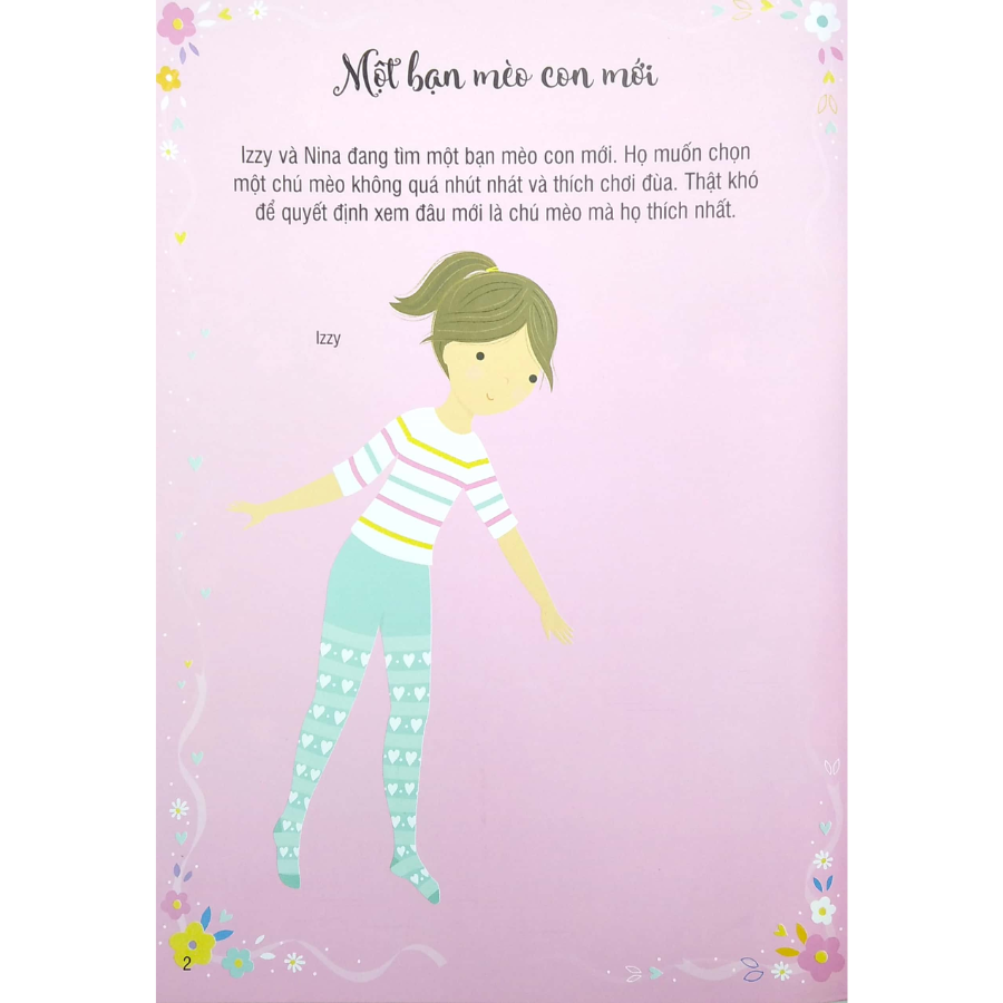 Sticker Dolly Dressing - Dán Hình Sáng Tạo Trang Phục Búp Bê - Mèo Con