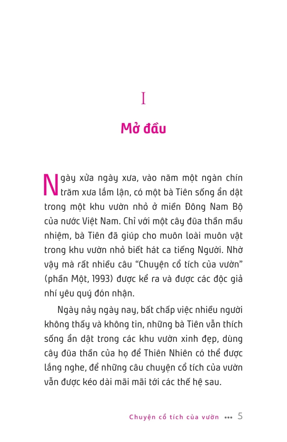 Văn Học Thiếu Nhi - Chuyện Cổ Tích Của Vườn - TRE