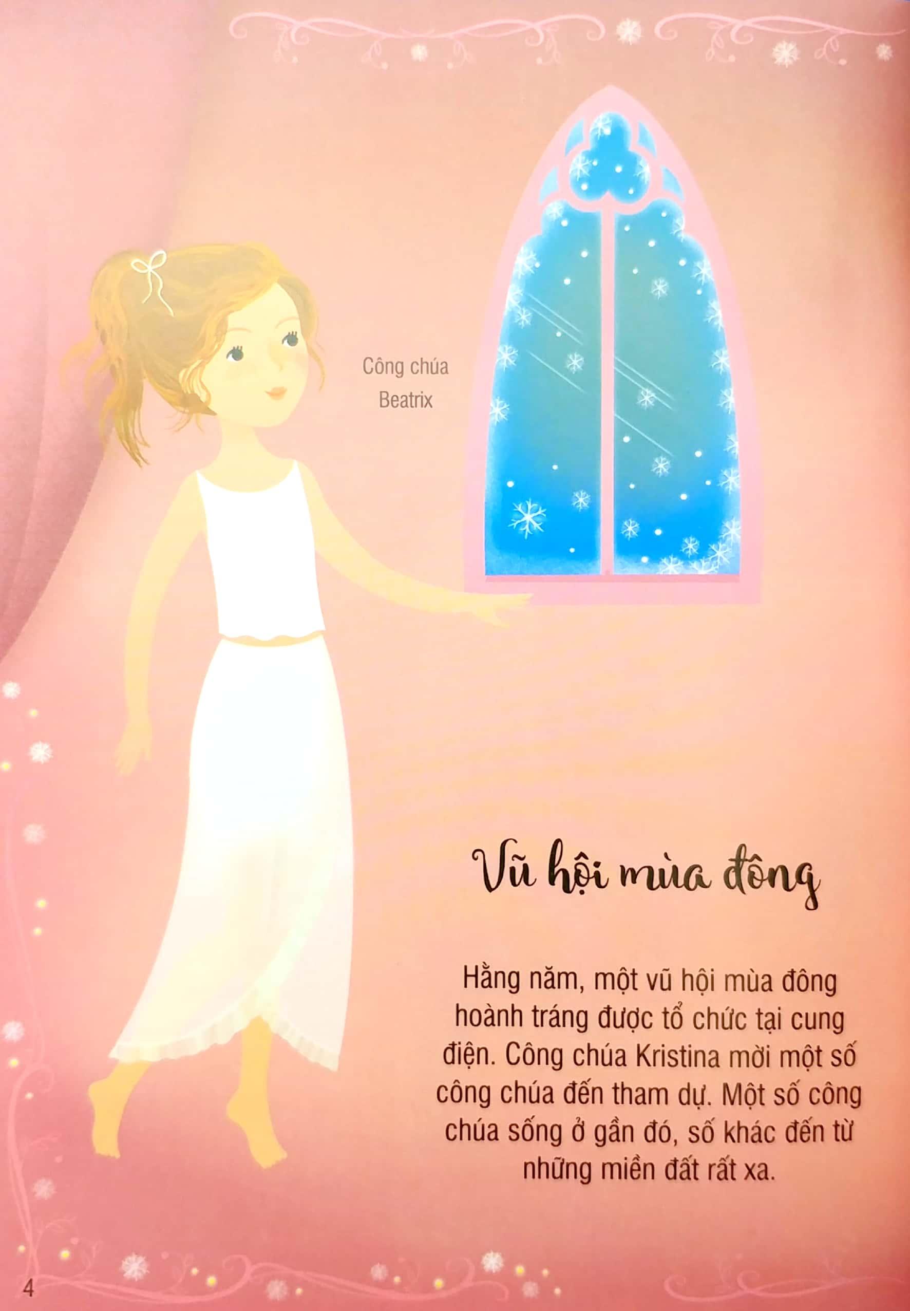 Sticker Dolly Dressing - Dán Hình Sáng Tạo Trang Phục Búp Bê - Công Chúa Tuyết