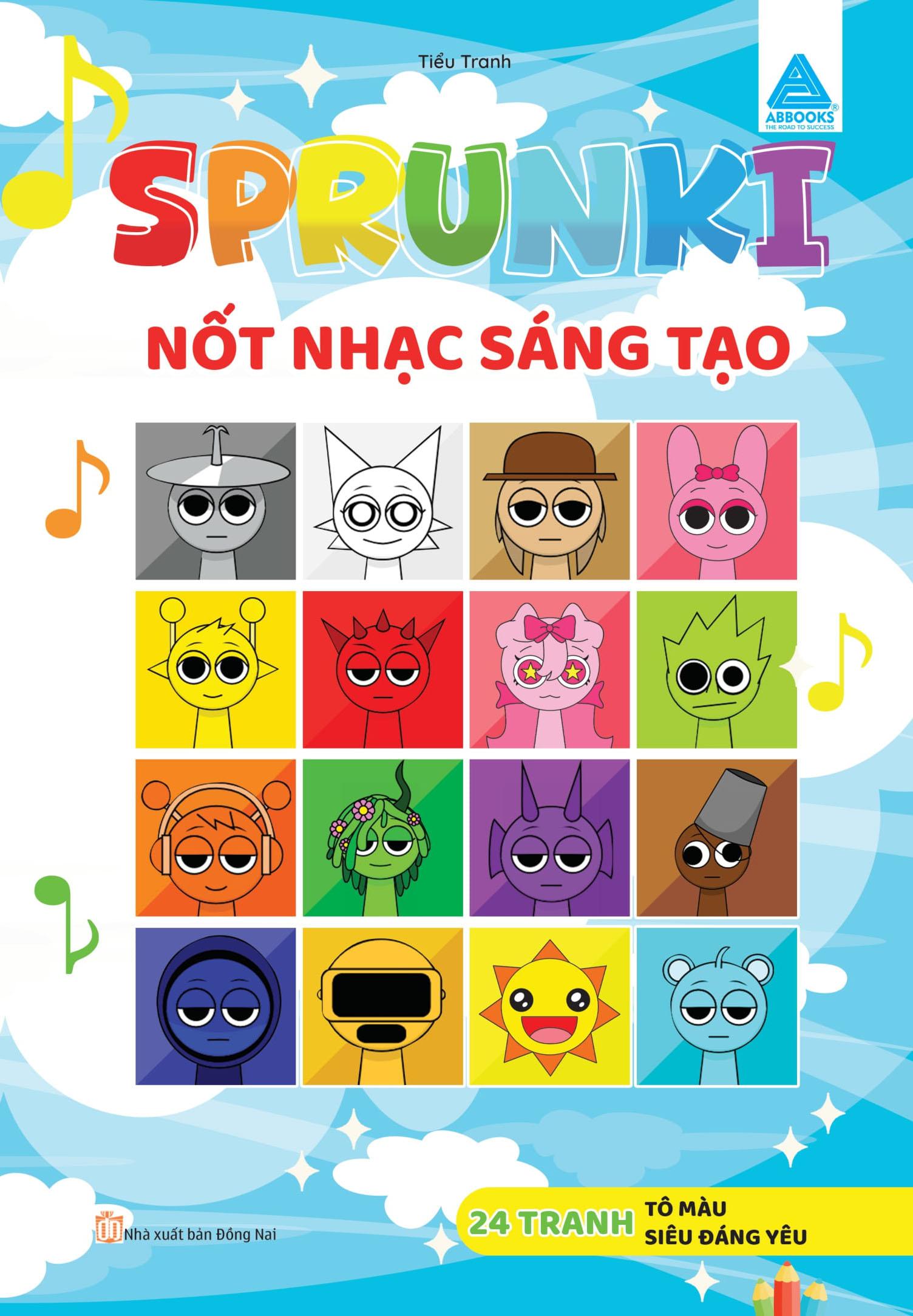 Sách - Sprunki - Nốt Nhạc Sáng Tạo