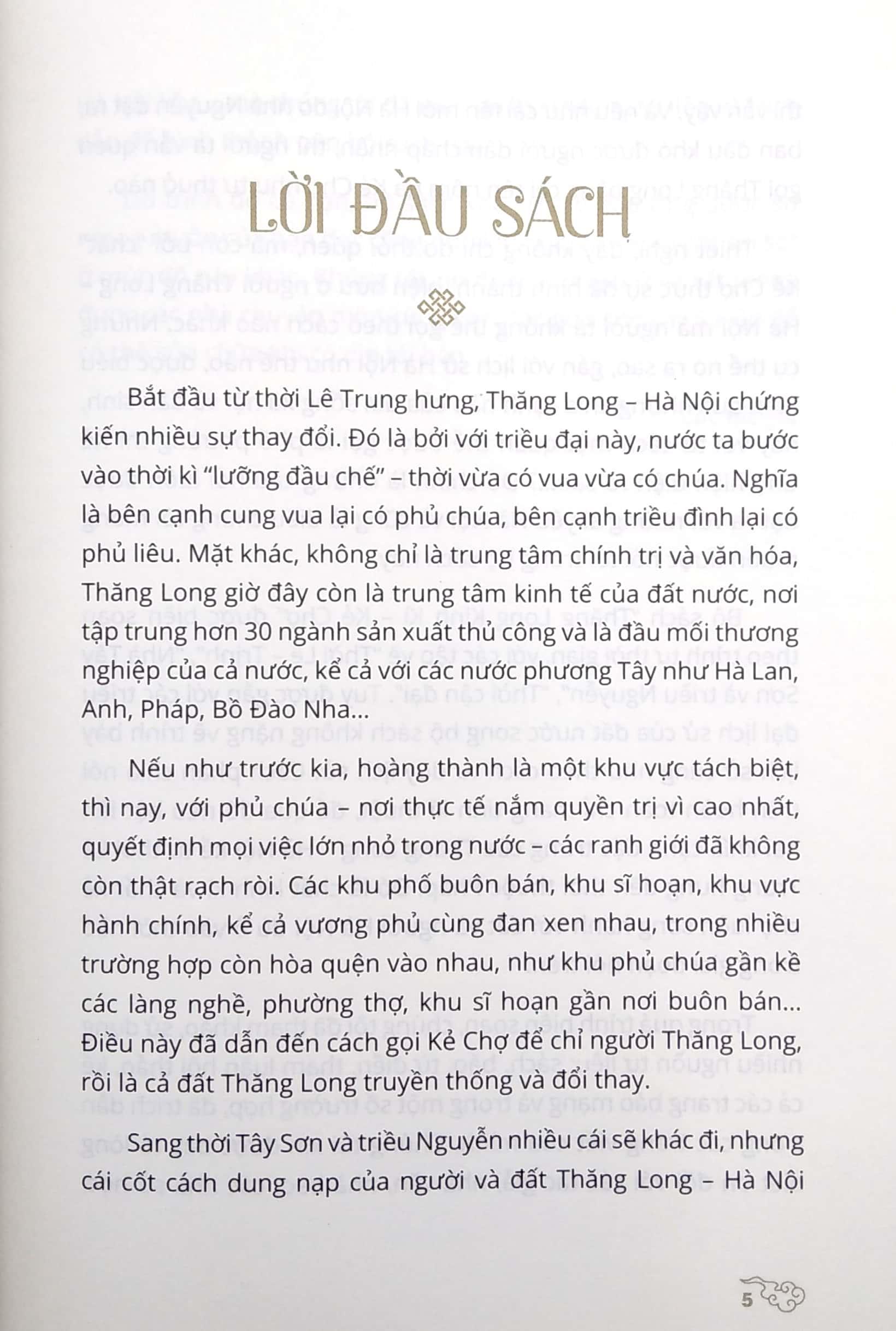 Thăng Long Kinh Kì - Kẻ Chợ - Thời Lê Trịnh