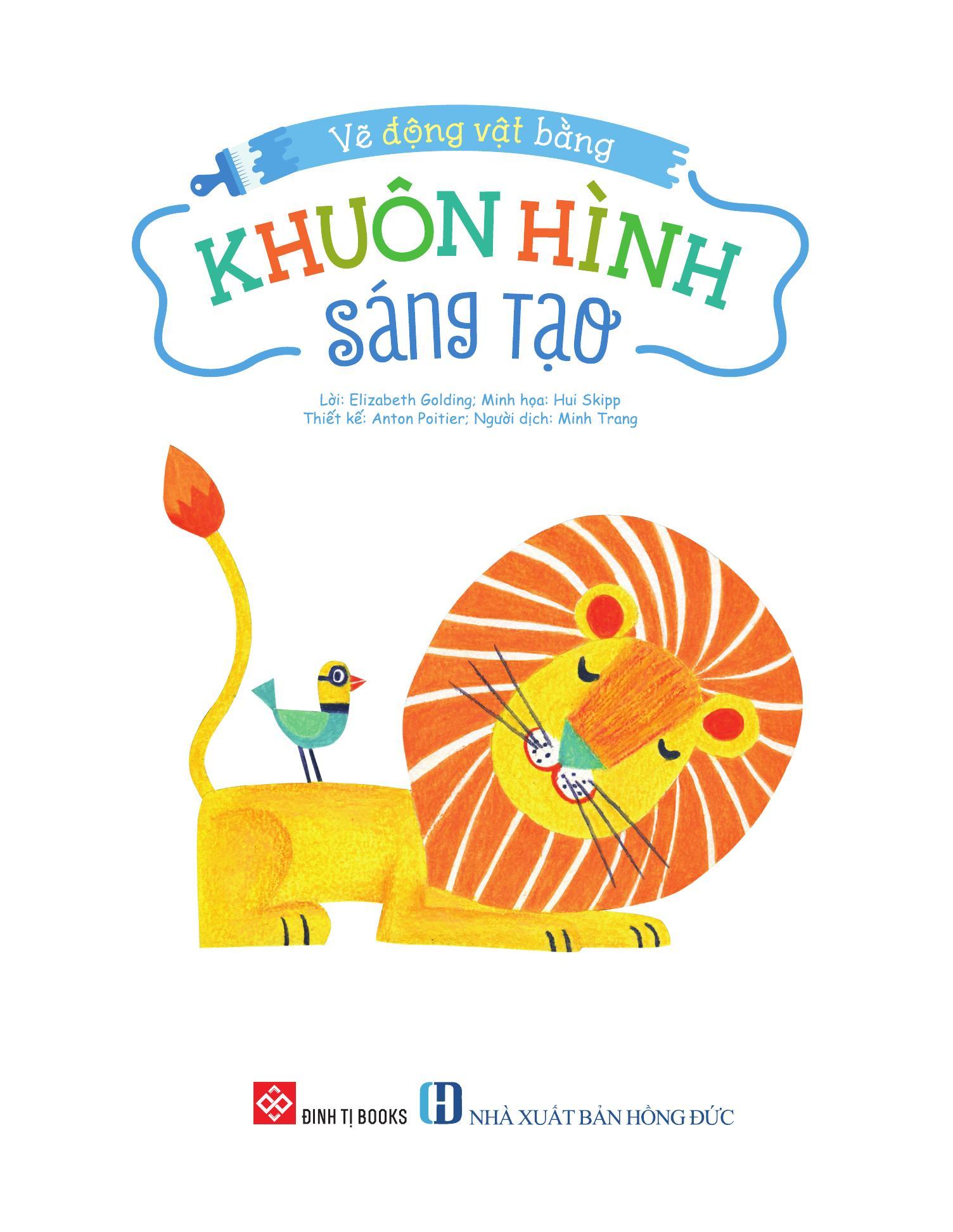 Sách - Vẽ Động Vật Bằng Khuôn Hình Sáng Tạo