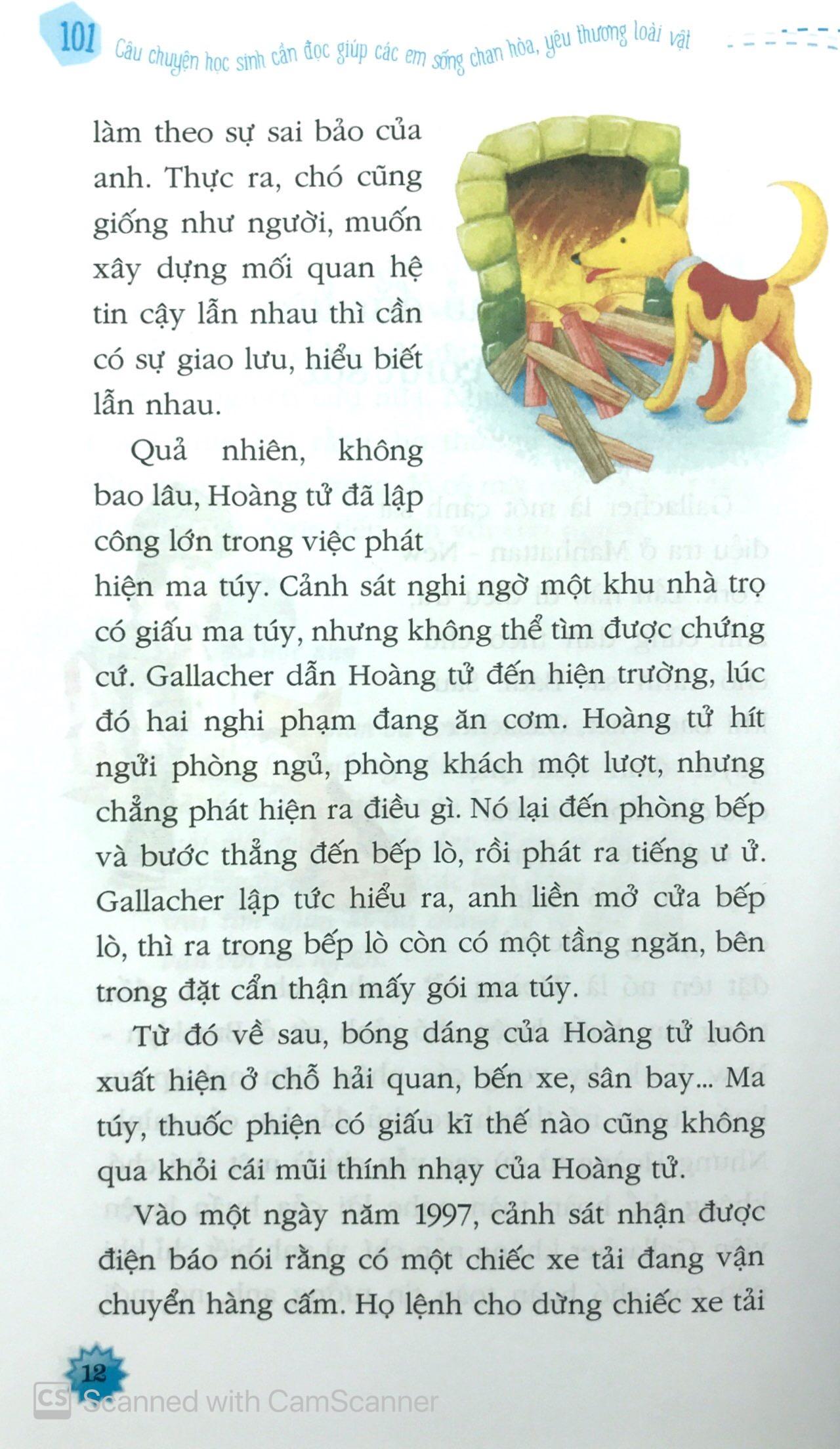 Kỹ Năng Sống - 101 Câu Chuyện Học Sinh Cần Đọc Giúp Các Em Sống Chan Hòa, Yêu Thương Loài Vật