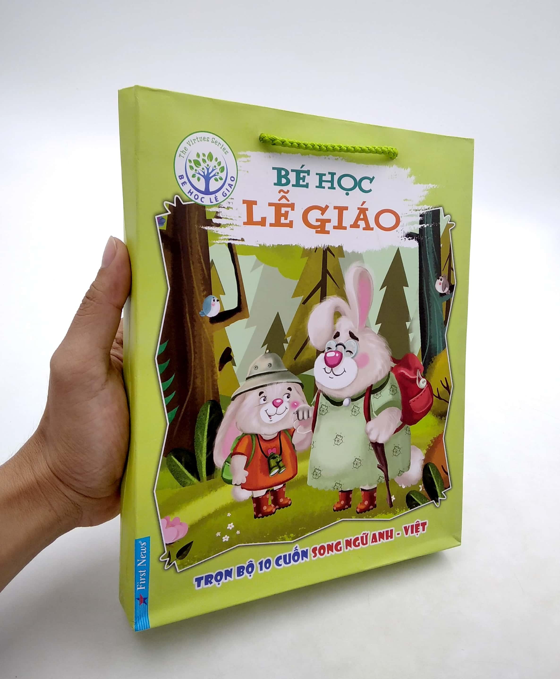 Combo 10 Quyển Bộ Sách: Bé Học Lễ Giáo - Song Ngữ Anh Việt (Tái Bản)
