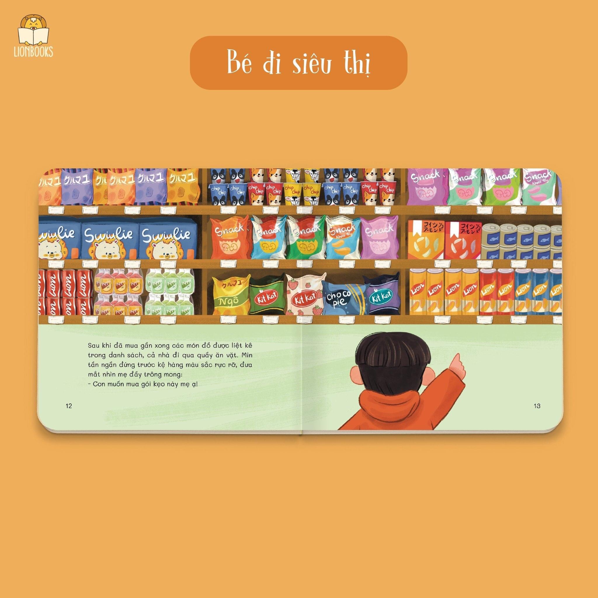 Bé Học Ứng Xử - LionBooks - Bộ 4 cuốn bồi cứng - Định hướng hành vi ngay từ giai đoạn đầu đời cho bé