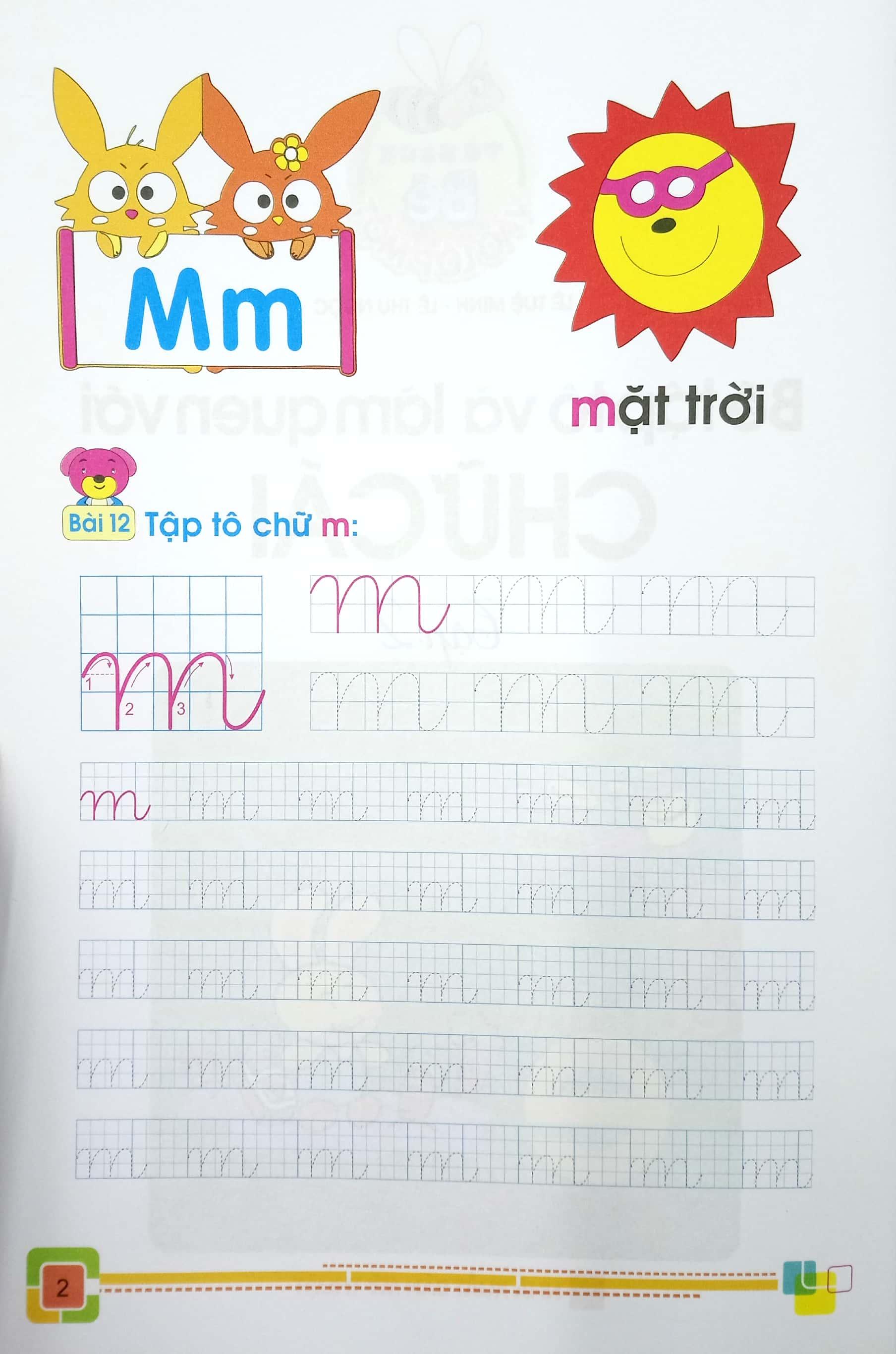 Tủ Sách Bé Vào Lớp 1 - Bé Tập Tô Và Làm Quen Với Chữ Cái (Tập 2)(Tái Bản)