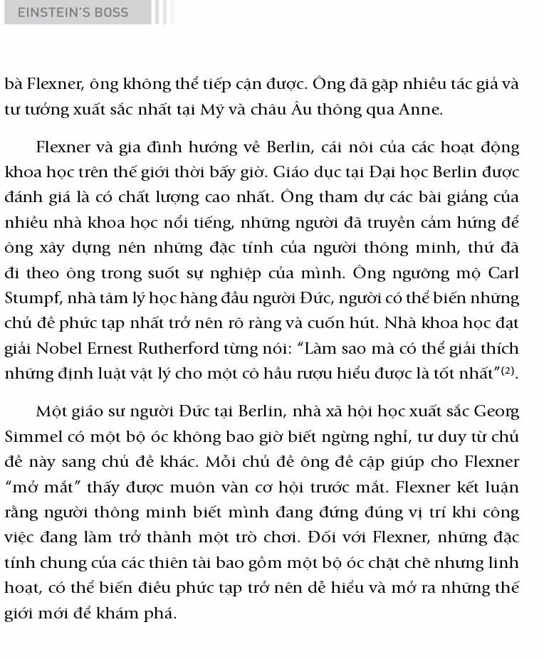 Sếp Của Einstein - 10 Nguyên Tắc Để Lãnh Đạo Những Người Xuất Chúng