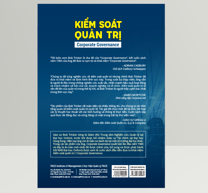 Kiểm Soát Quản Trị (Corporate Governance) - Bob Tricker - PACE Books