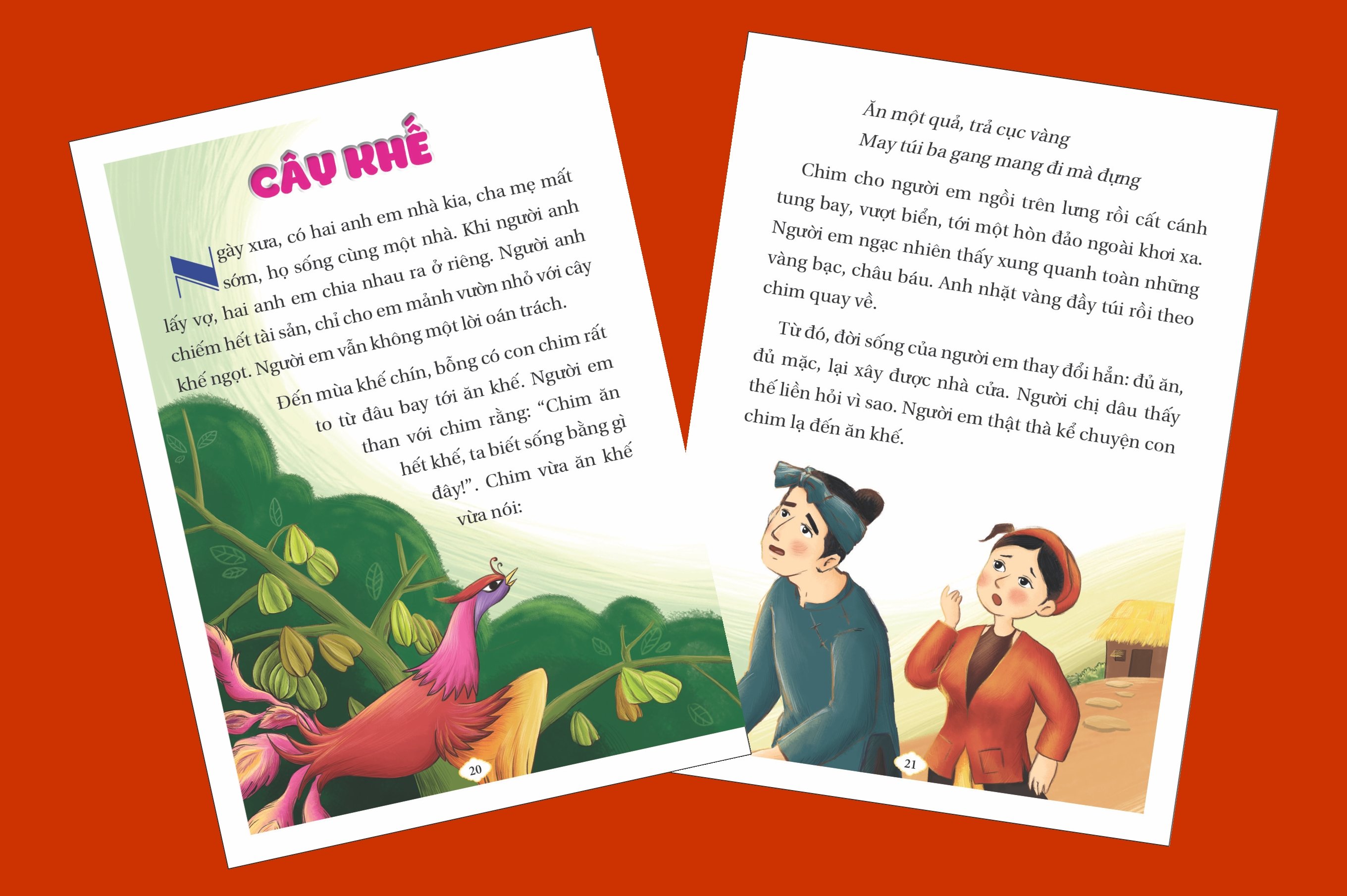 Truyện cổ tích việt nam cho bé tập đọc ( sách tranh màu )