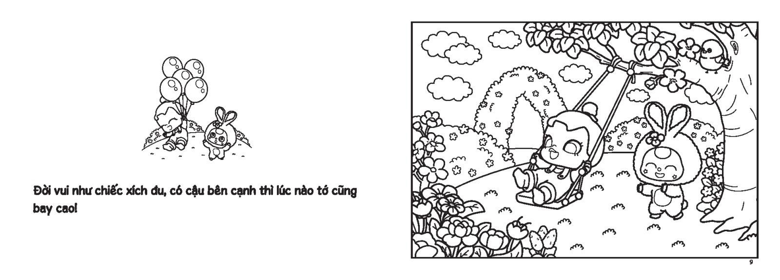 Sách - Sách Tô Màu - Baby Three Và Những Người Bạn