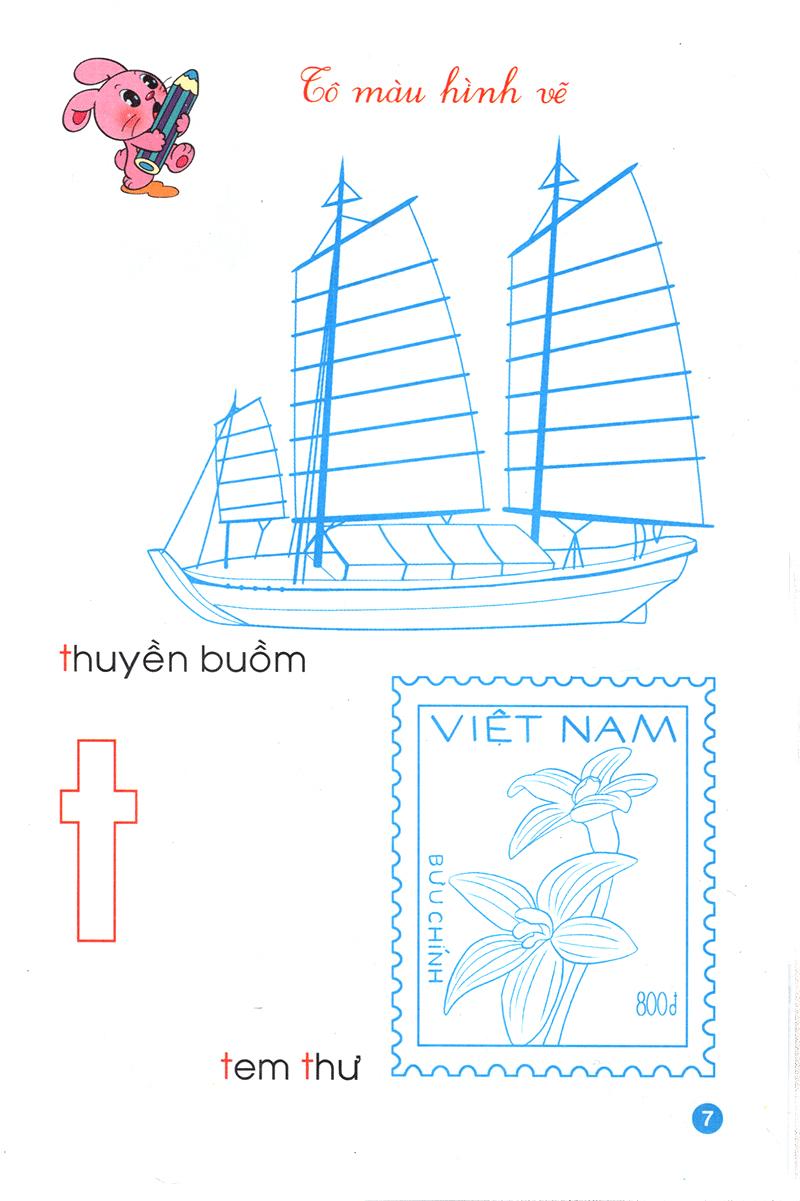 Tập Tô Mẫu Giáo - Chữ Cái - Quyển 3 (Dành Cho 4-5 Tuổi)