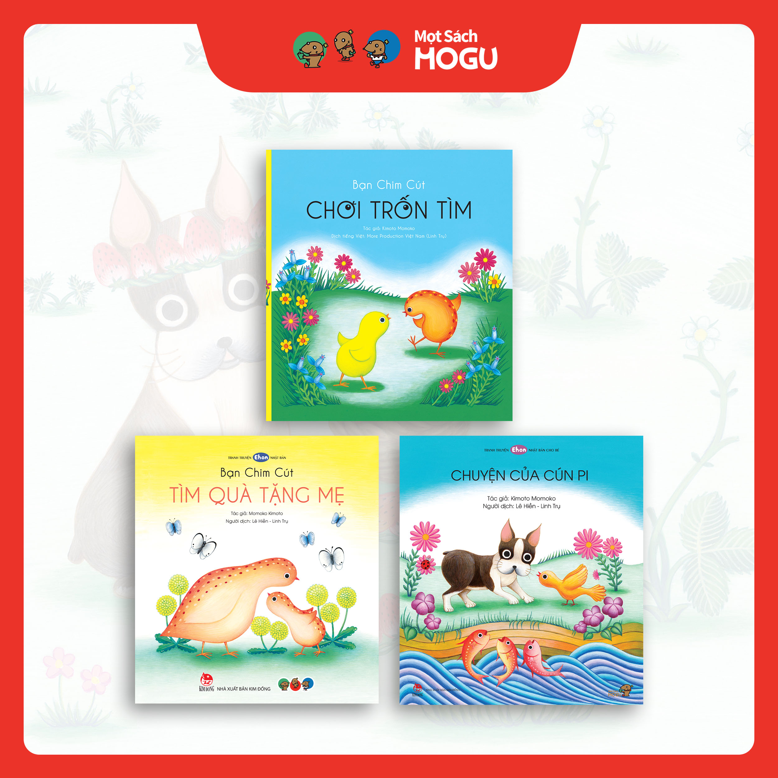 Truyện Ehon bé 1-2-3 tuổi - Bộ 3 cuốn Yêu thương gia đình