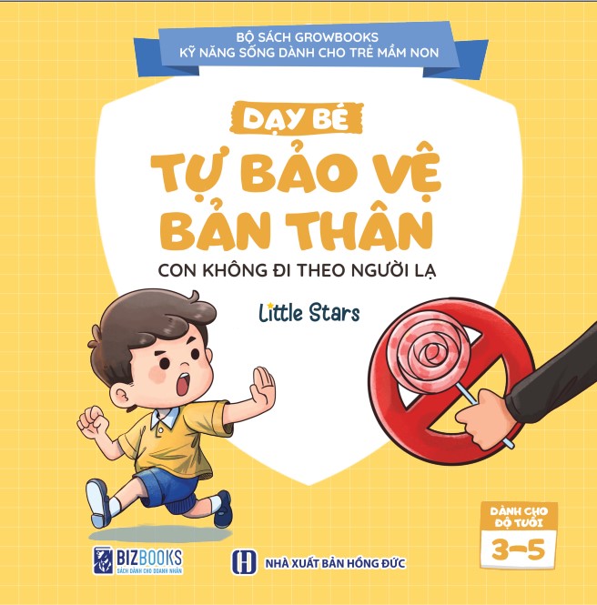 Bộ Sách GROWBOOKS - Kỹ Năng Sống Cho Trẻ Mầm Non: Kỹ Năng Giao Tiếp, Chăm Sóc Bản Thân, Đạo Đức, Cảm Xúc,Bảo Vệ Bản Thân
