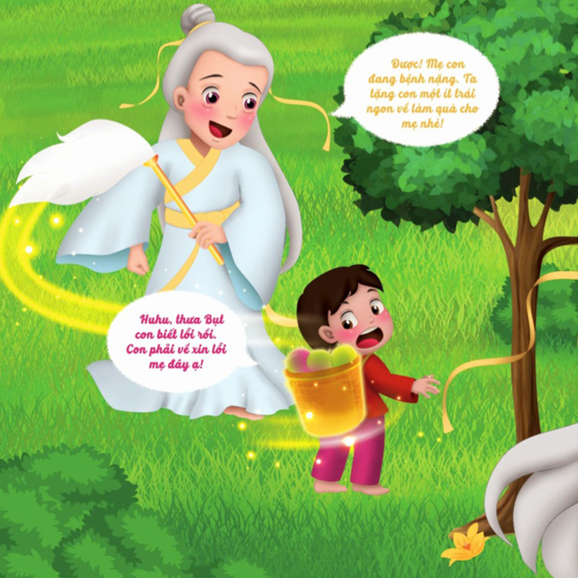 Sự Tích Cây Vú Sữa – Truyện tranh thiếu nhi tranh màu cho bé 2-8 tuổi