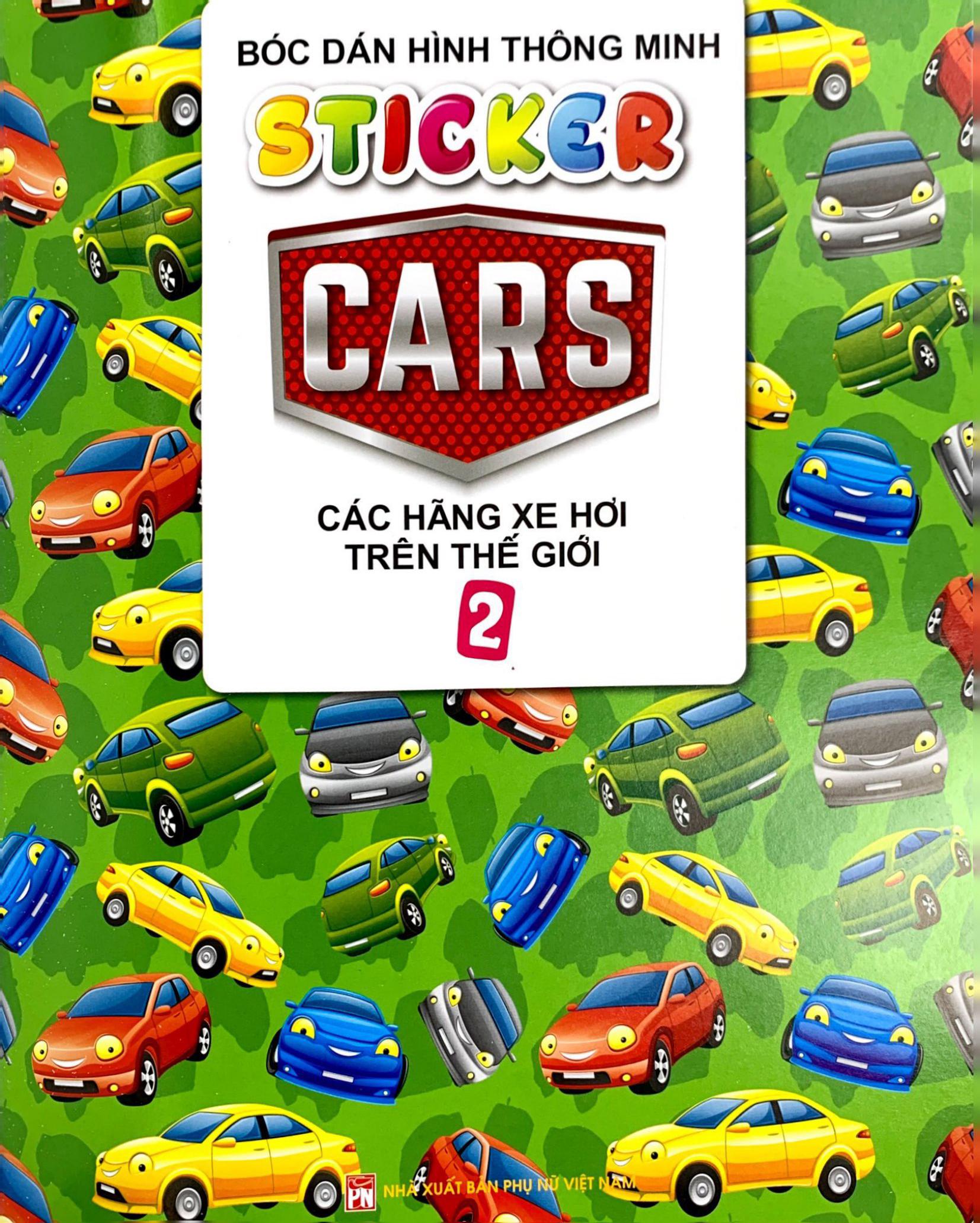 Sticker Bóc Dán Hình Thông Minh - Car - Các Hãng Xe Trên Thế Giới 2