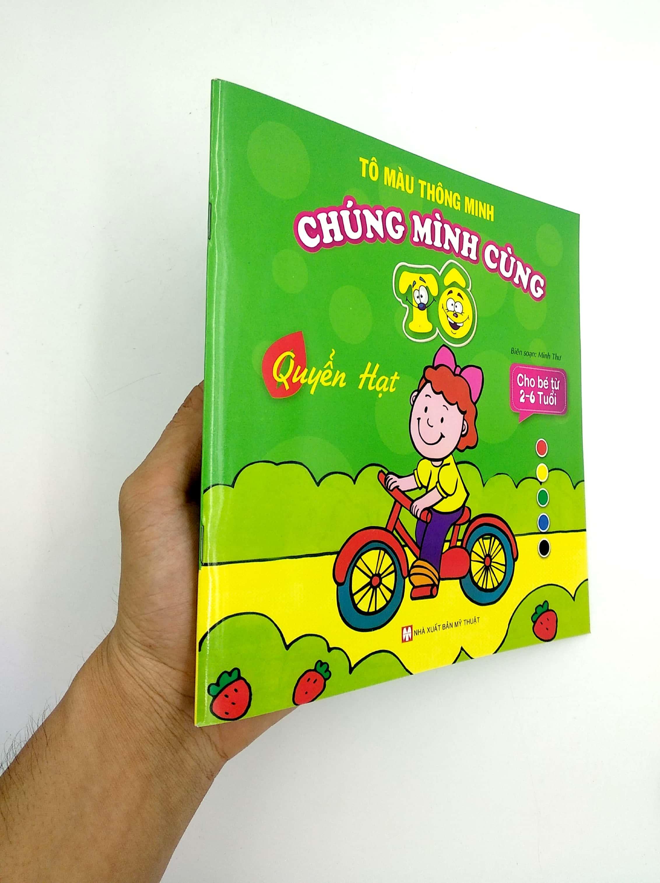 Tô Màu Thông Minh - Chúng Mình Cùng Tô Quyền Hạt (Cho Bé Từ 2- 6 Tuổi)