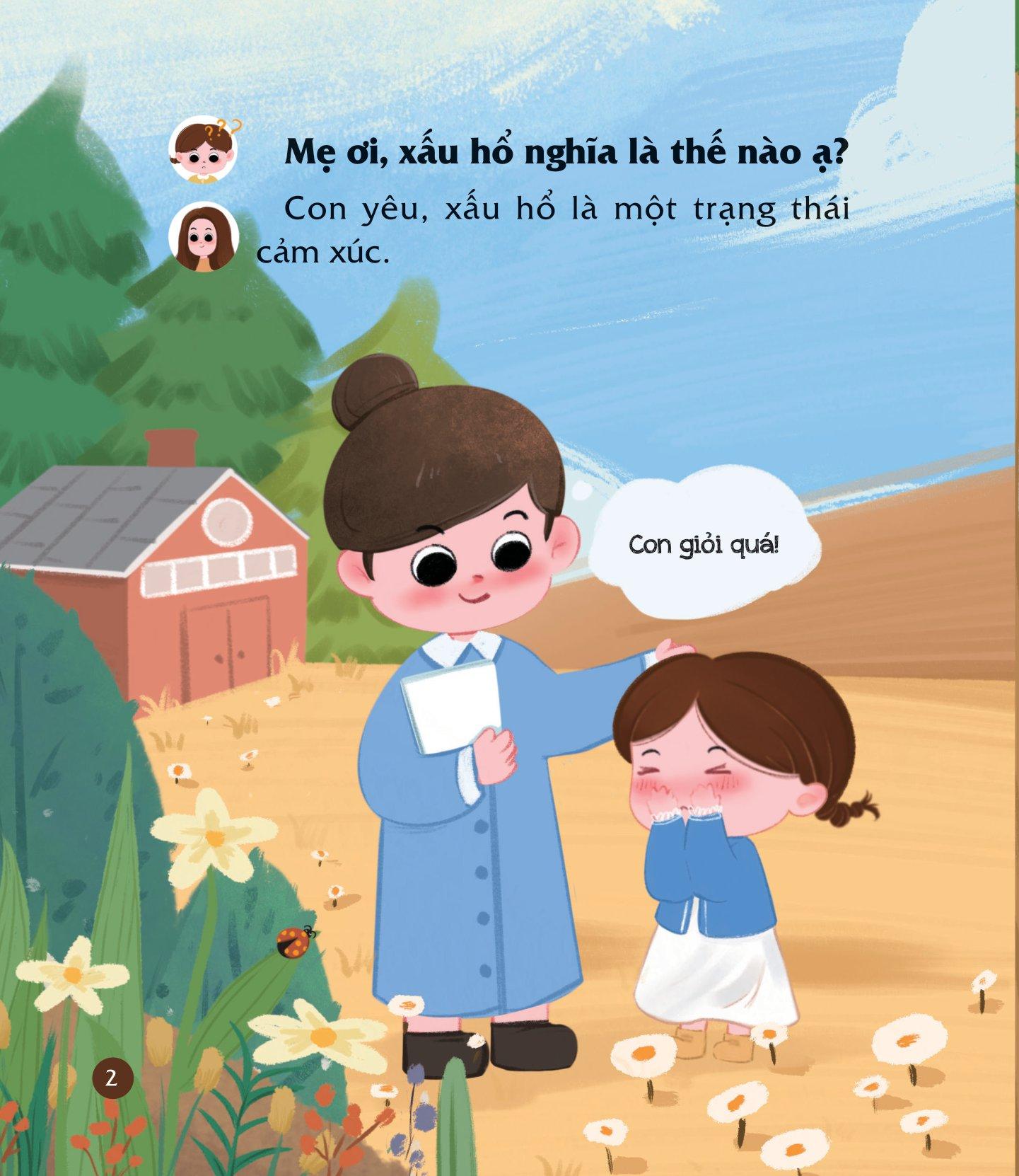 Sách Cùng Con Nuôi Dưỡng Cảm Xúc Tích Cực - Con Không Xấu Hổ
