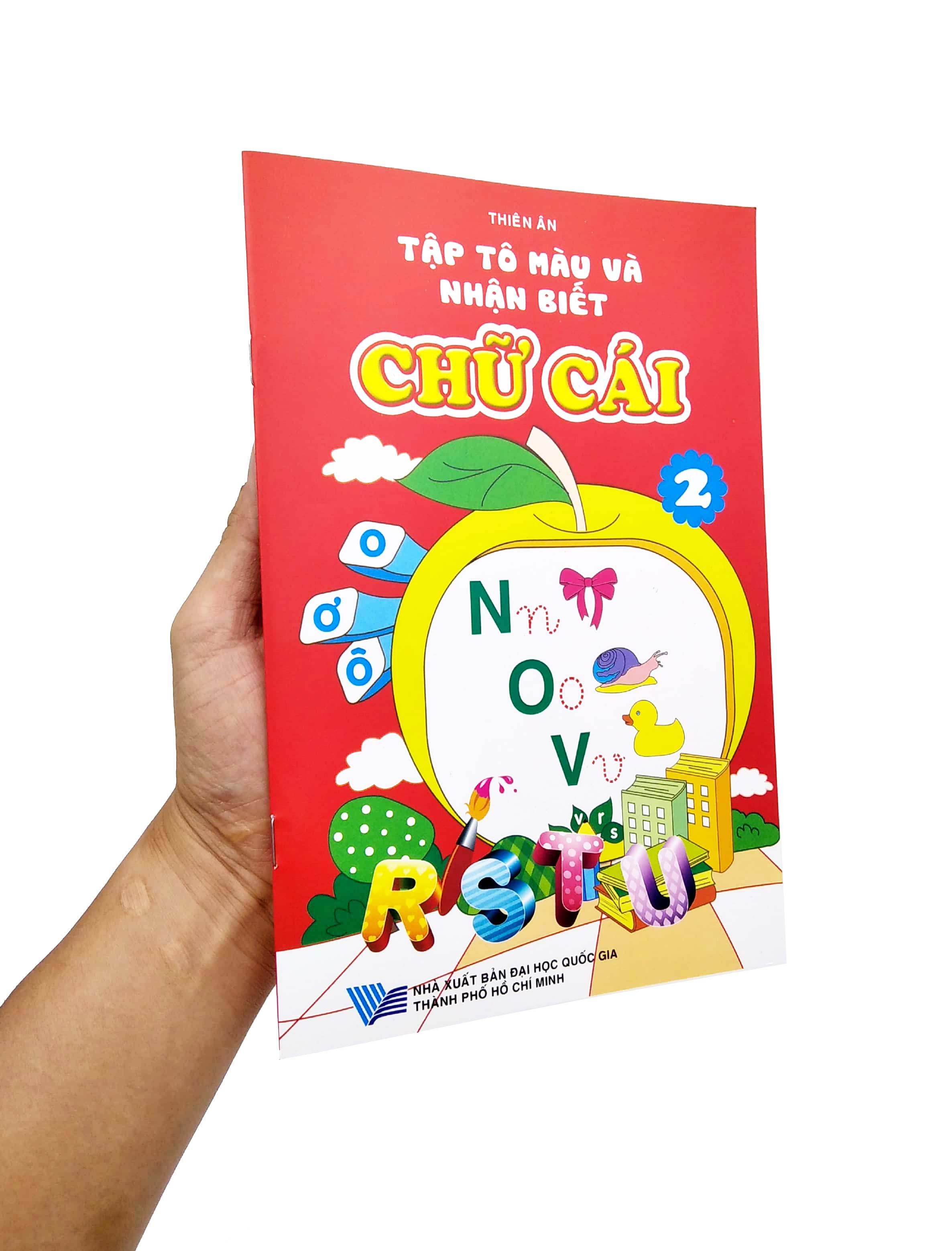 Tập Tô Màu Và Nhận Biết Chữ Cái - Tập 2