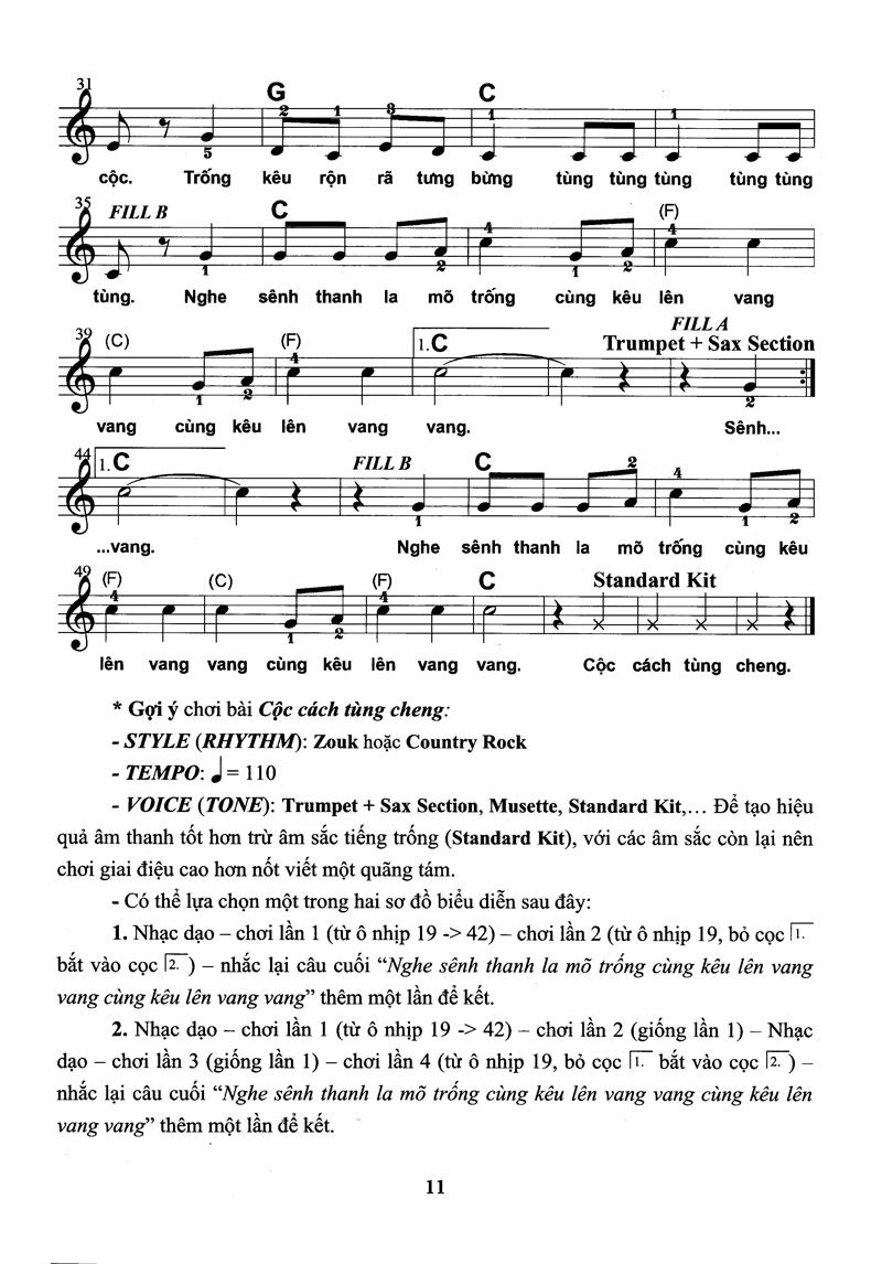 Thực Hành Biểu Diễn Organ Cho Thiếu Nhi – Tập 2