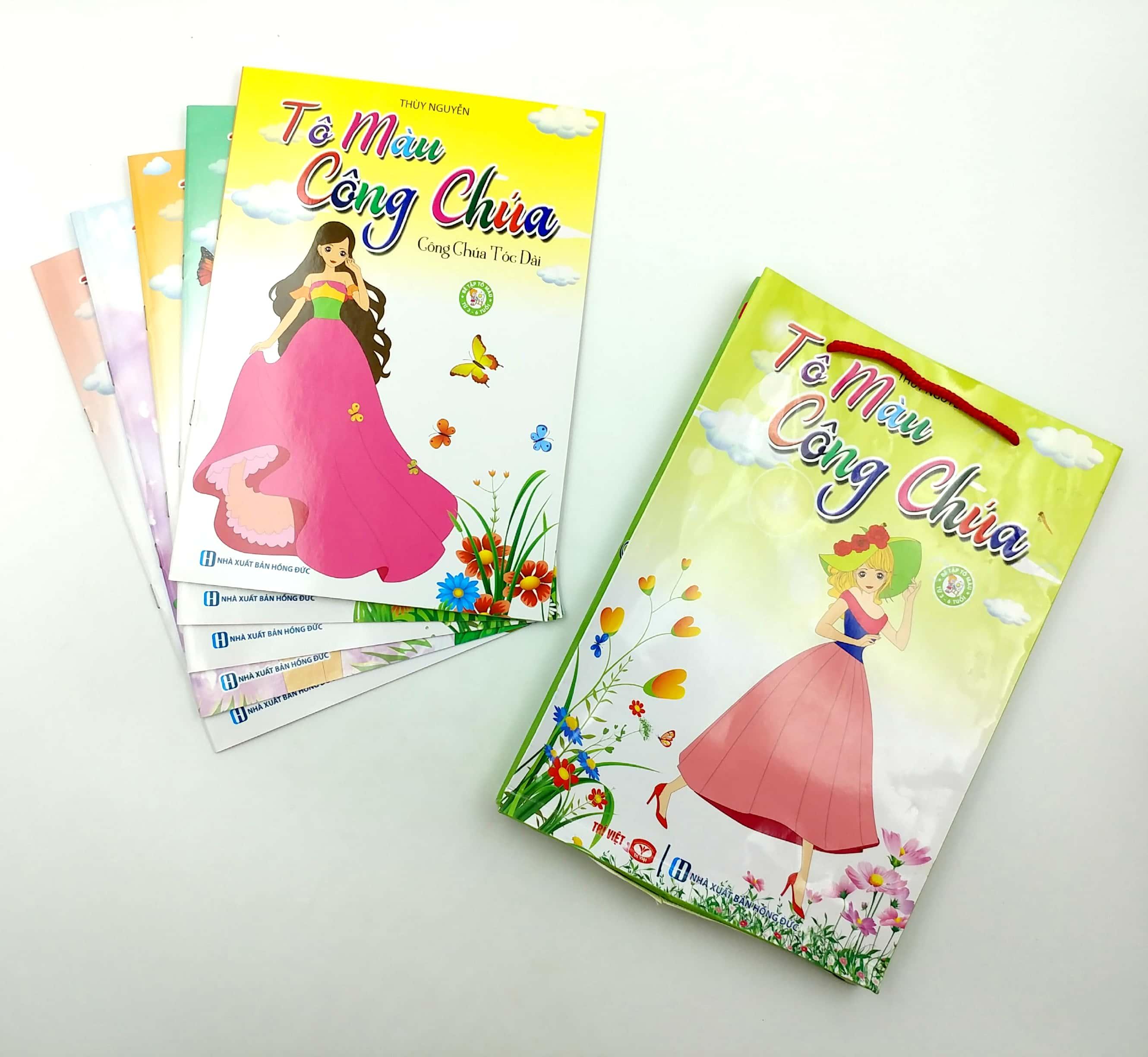 Bộ Túi Tô Màu Công Chúa (Bộ 5 Cuốn)