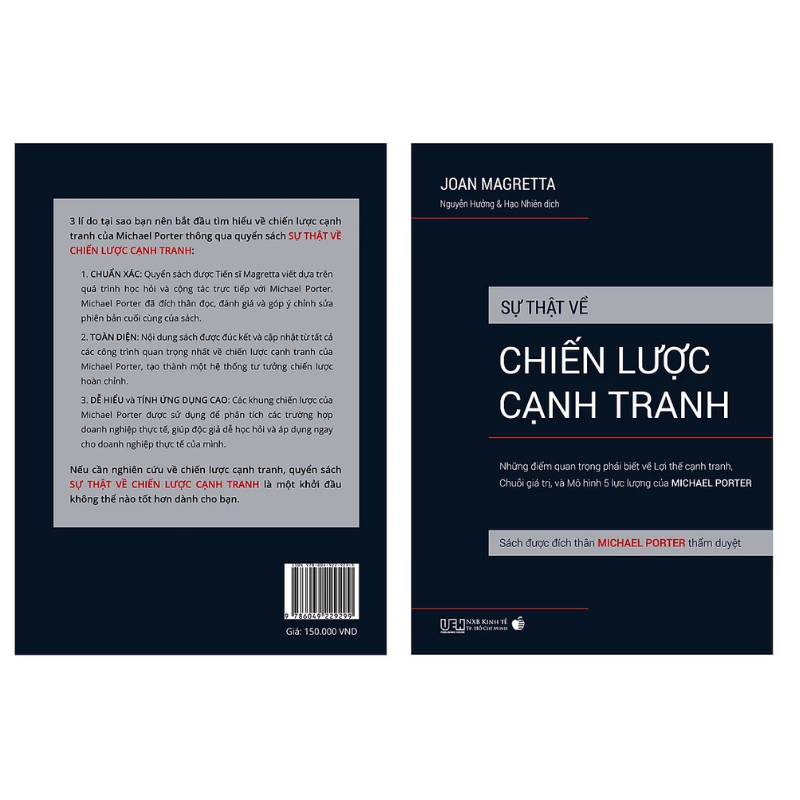 Sự thật về chiến lược cạnh tranh - Những điểm quan trọng phải biết về lợi thế cạnh tranh, chuỗi giá trị, và mô hình 5 lực lượng của Michael Porter - Sách được đích thân Michael Porter thẩm duyệt