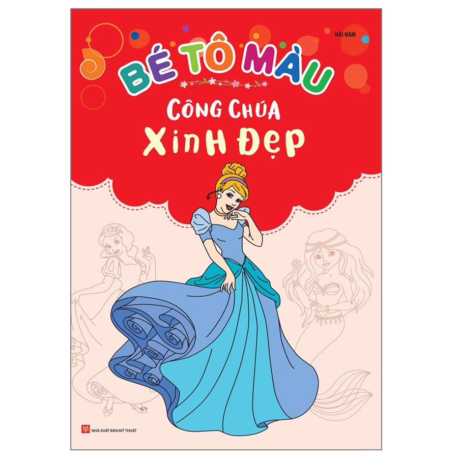 Sách- Túi Bé Tô Màu Công Chúa ( 6 Cuốn ) (ML)