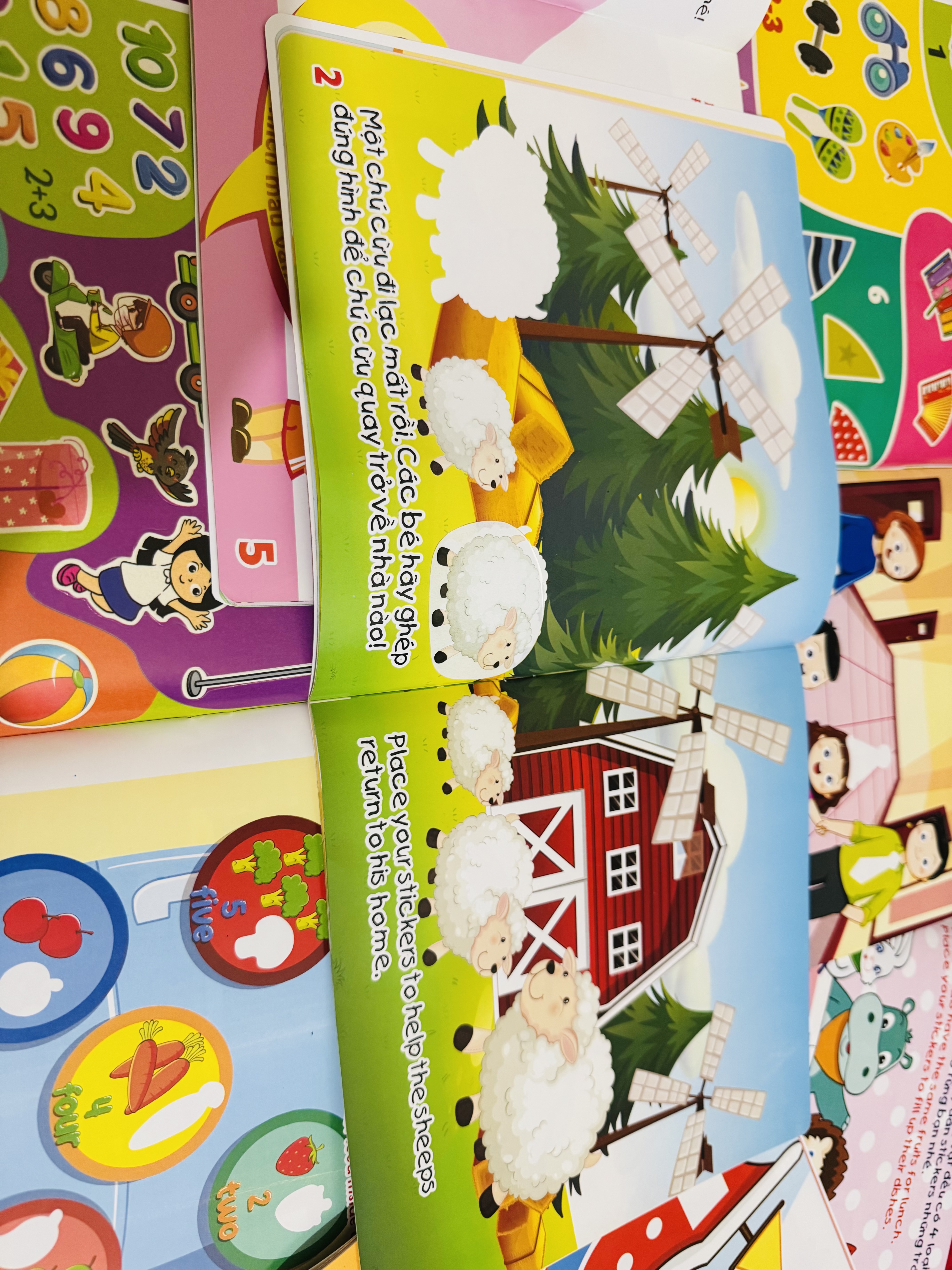 Sách- Combo 6 Cuốn sách Miếng dán Thông minh cho bé - My First Sticker Book (Phát triển Tư Duy và Khả năng Sáng tạo)