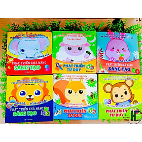 Sách- Combo 6 Cuốn sách Miếng dán Thông minh cho bé - My First Sticker Book (Phát triển Tư Duy và Khả năng Sáng tạo)