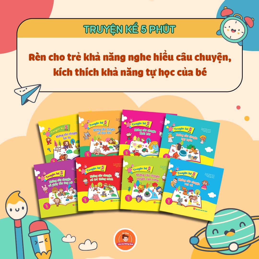 Combo : Truyện Kể 5 Phút - 8 Cuốn